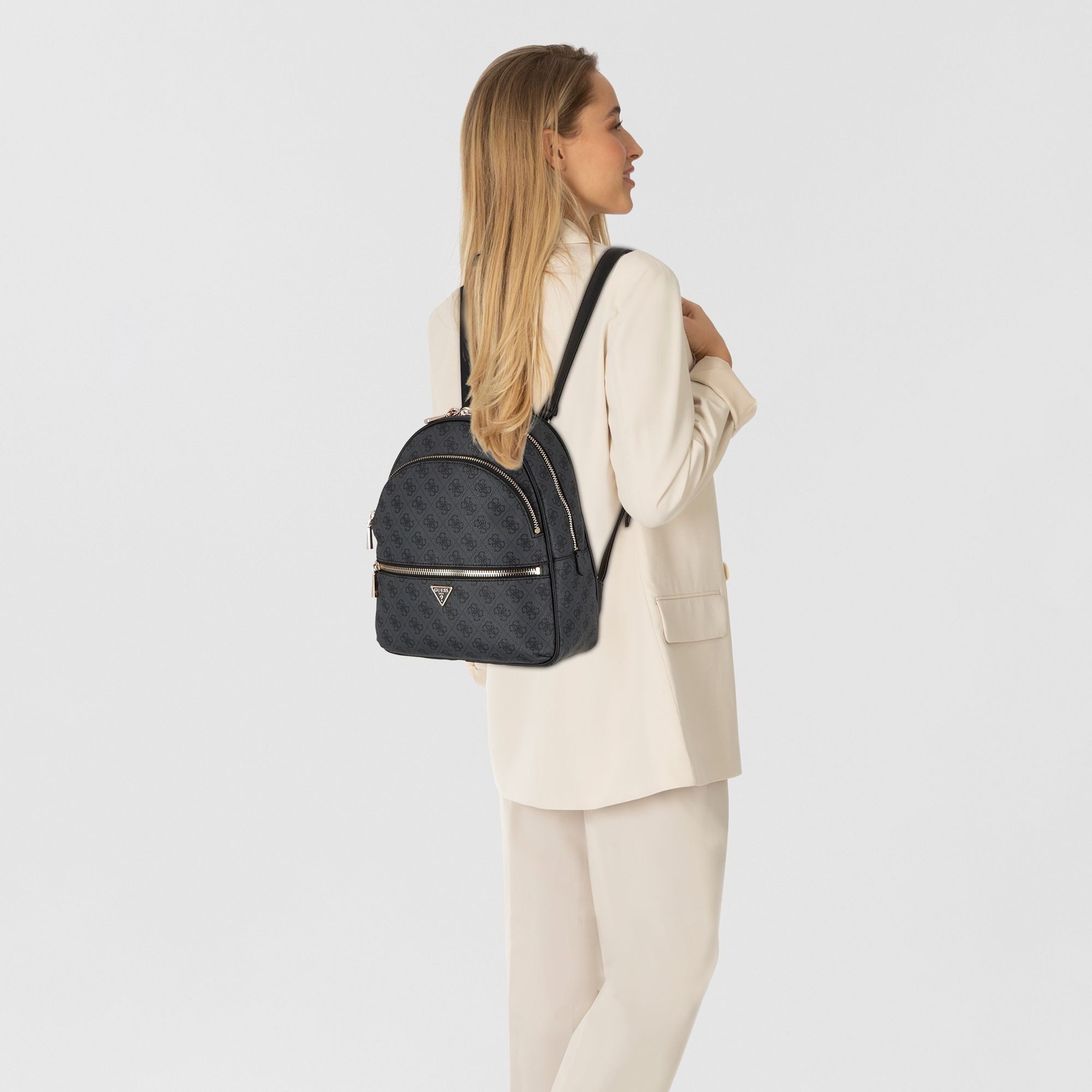 Guess Rucksack Manhattan II, Polyurethan günstig online kaufen