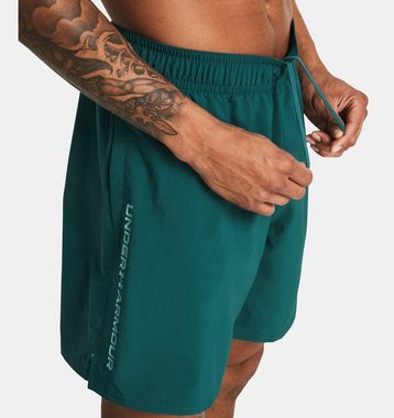 Under Armour® Laufshorts UA WOVEN WDMK SHORTS HYDRO TEAL