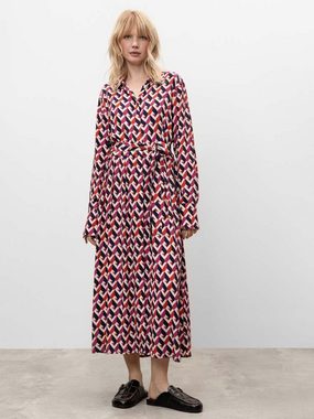 Herrlicher Sommerkleid Swantje Dress Printed Viscose 100% Viskose, Bindegürtel in der Taille