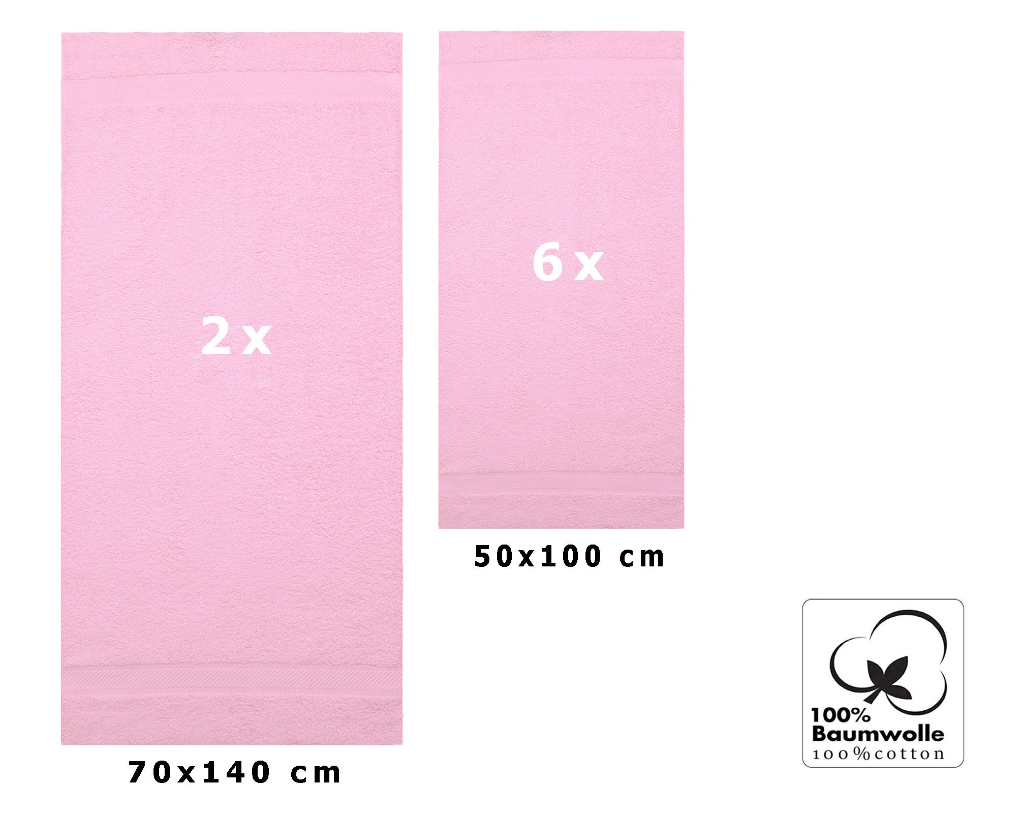 Betz Handtuch Set 8-tlg. Handtuch-Set Palermo günstig online kaufen