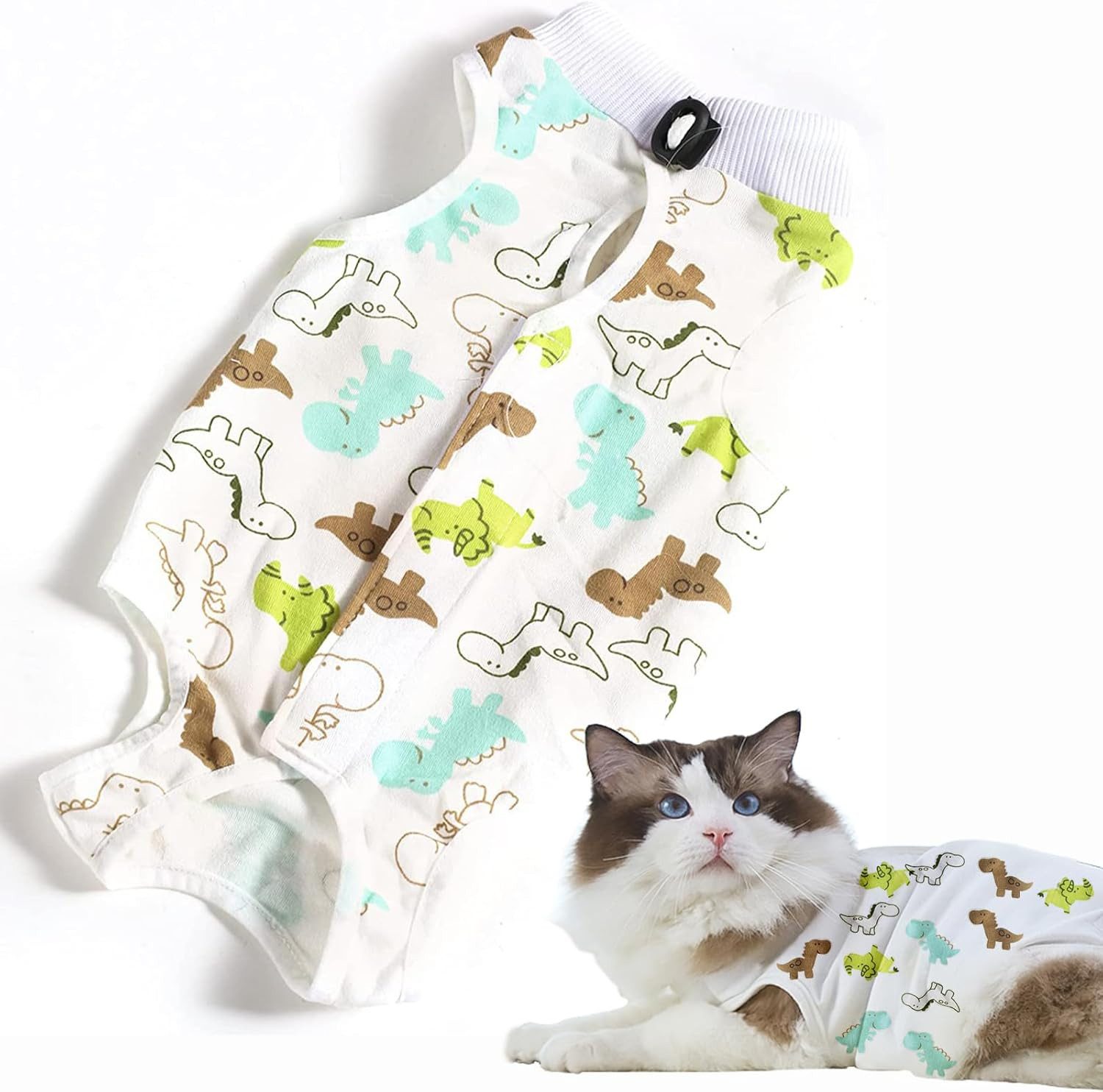 Tiermantel Operation Anti-Lecken Kastration Katzen-Bodysuit für OP-Genesung
