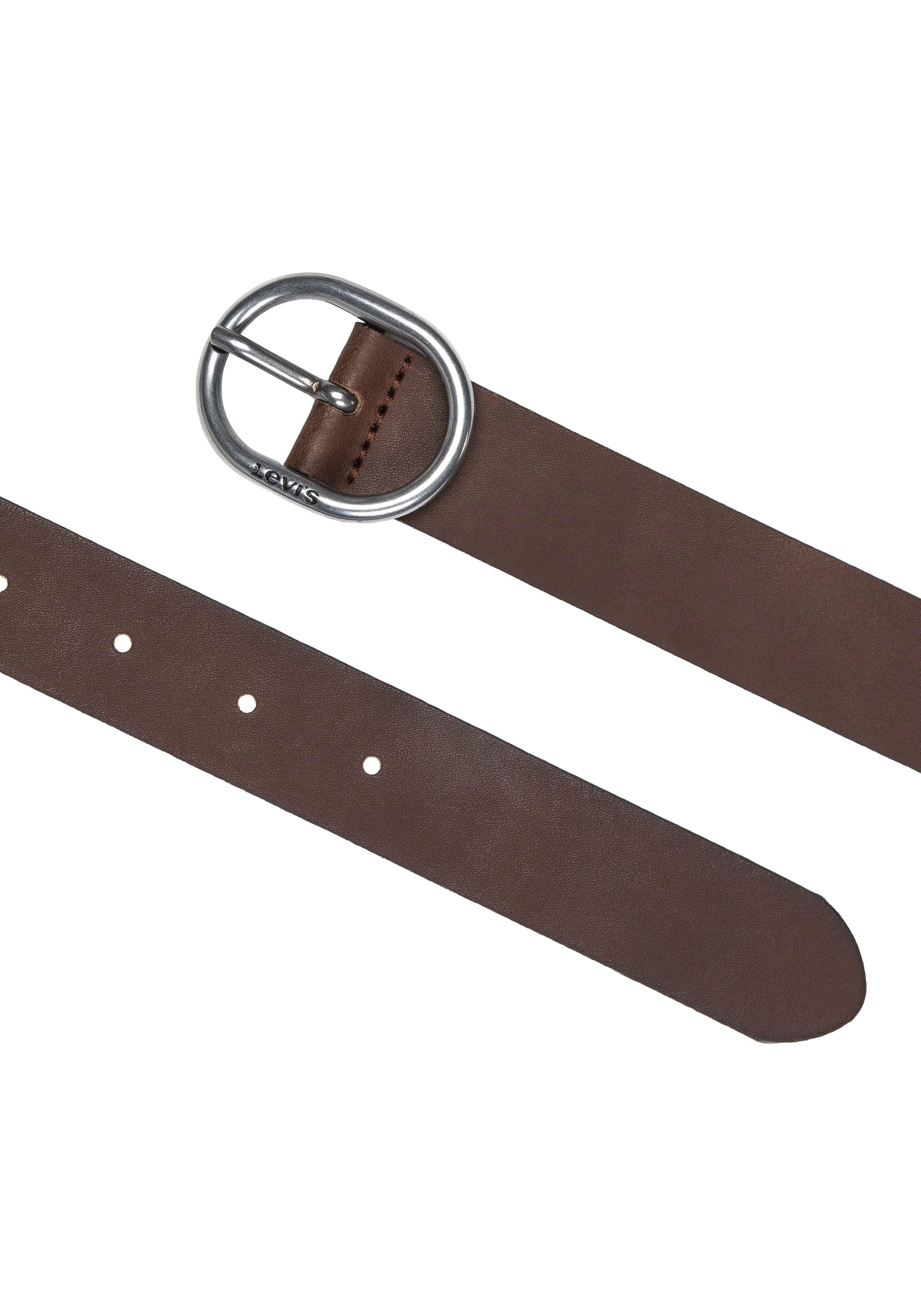 Levi's® Ledergürtel Hermosilla mit ovaler Schließe und Logoprägung günstig online kaufen