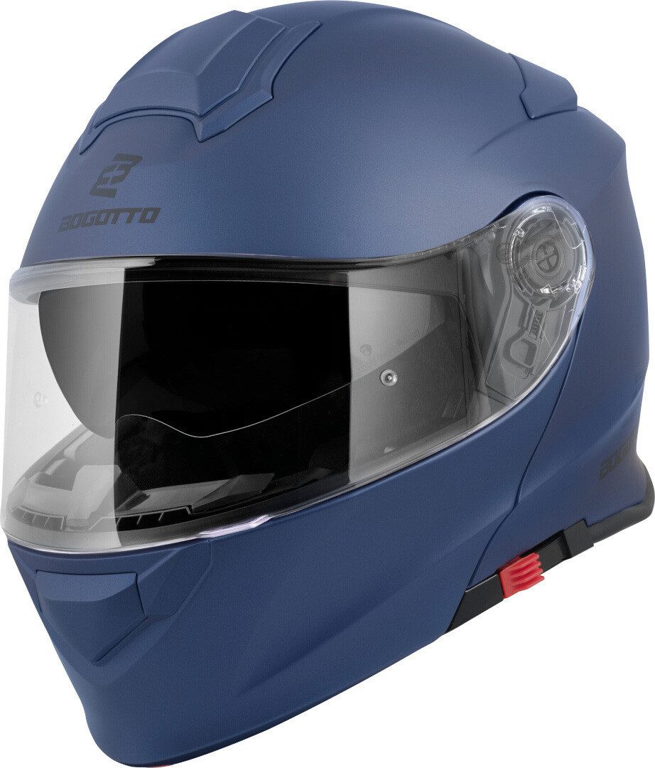 Bogotto Motorradhelm H271 Klapphelm, vorbereitet für Kommunikationssystem,geeignet für Brillenträger,v