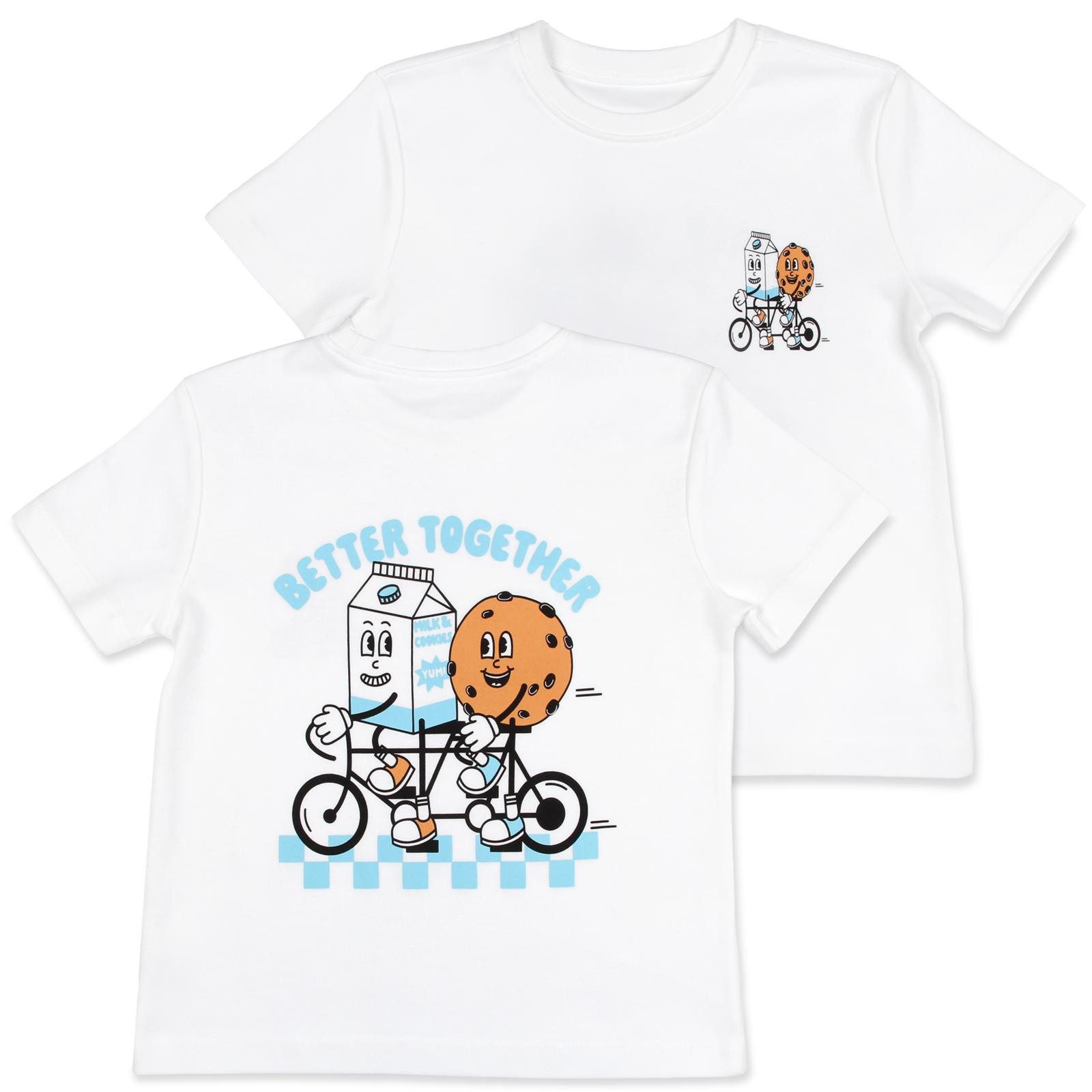 T-Shirt bedruckt Retro Rückenprint