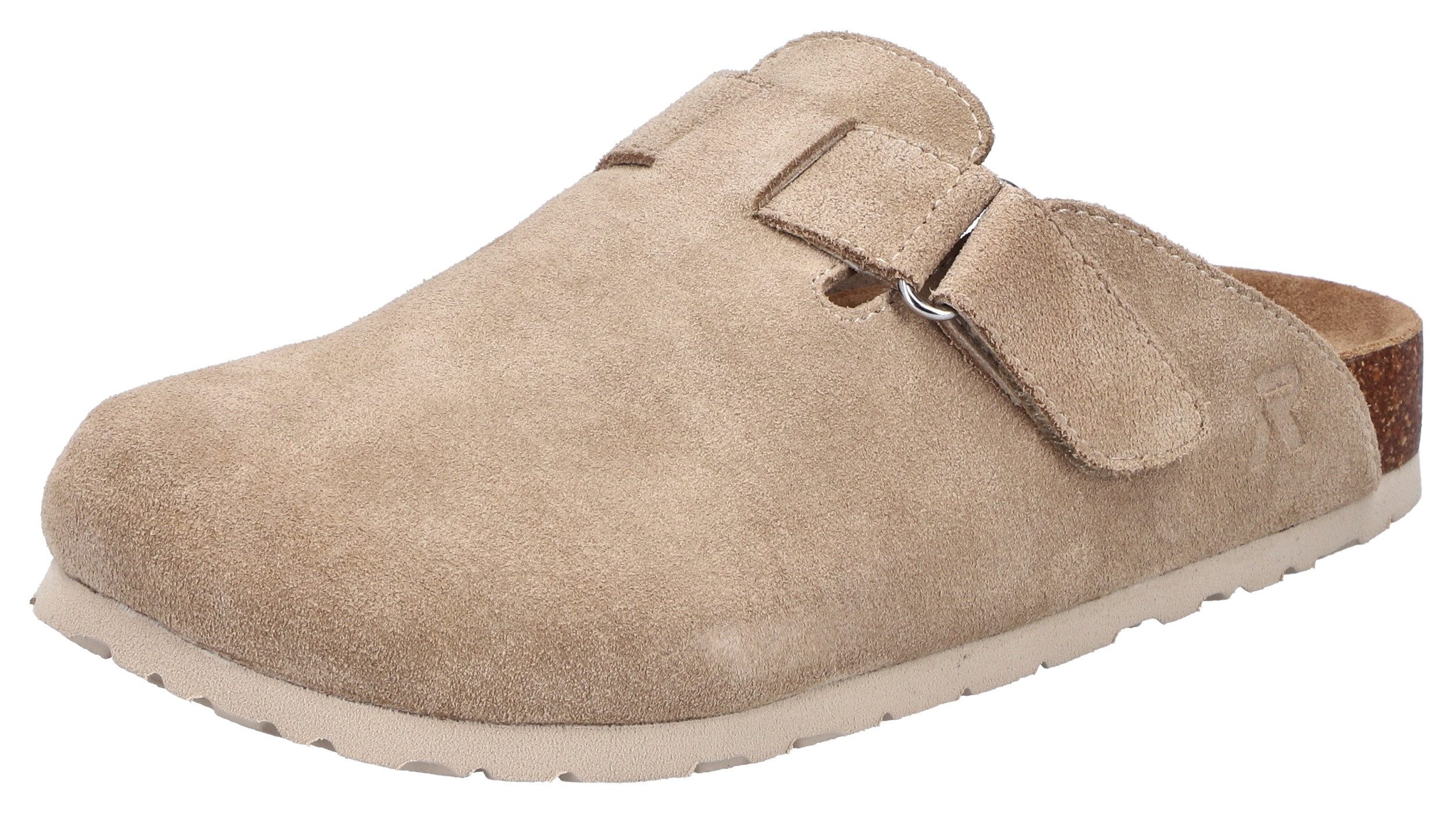 Rieker Clog Pantolette, Hausschuh, Sommerschuh mit Klettriemchen