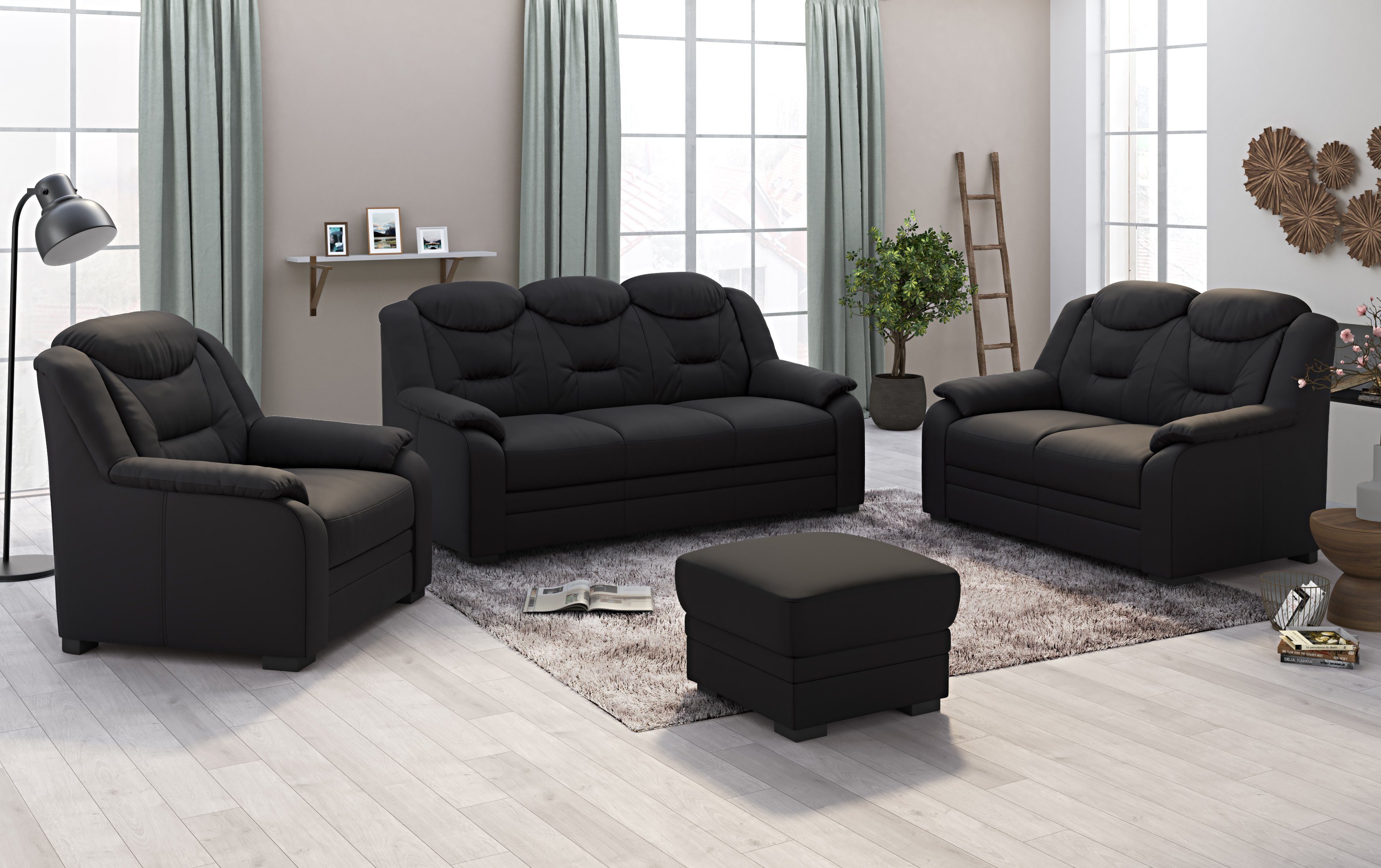 COTTA 3-Sitzer Marcus, Sofa mit hoher Rückenlehne günstig online kaufen