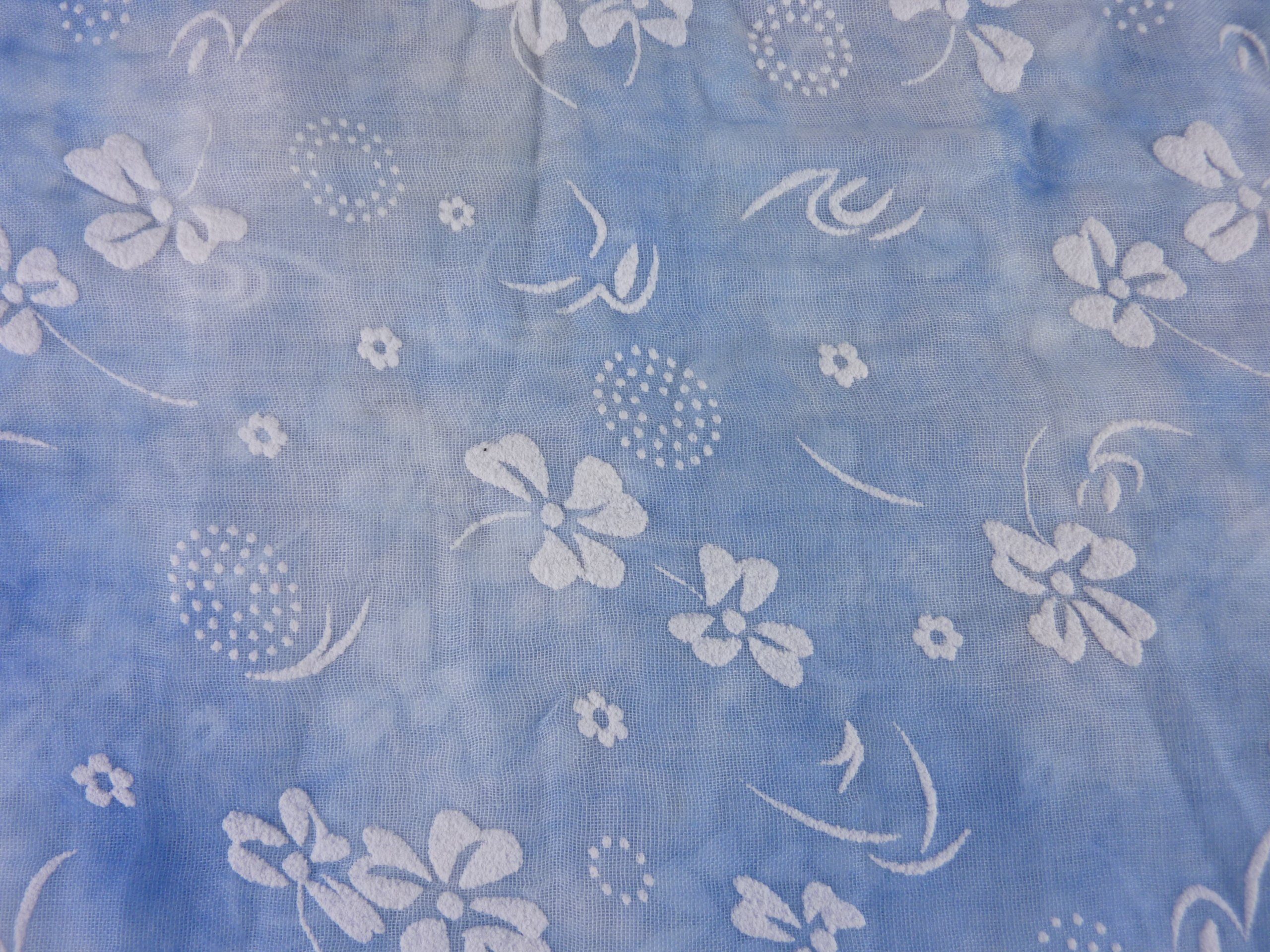 Taschen4life Loop leichter babyblau Schal Damen Blumen Farben, 0112, Loop Schlauchschal Muster, pastell