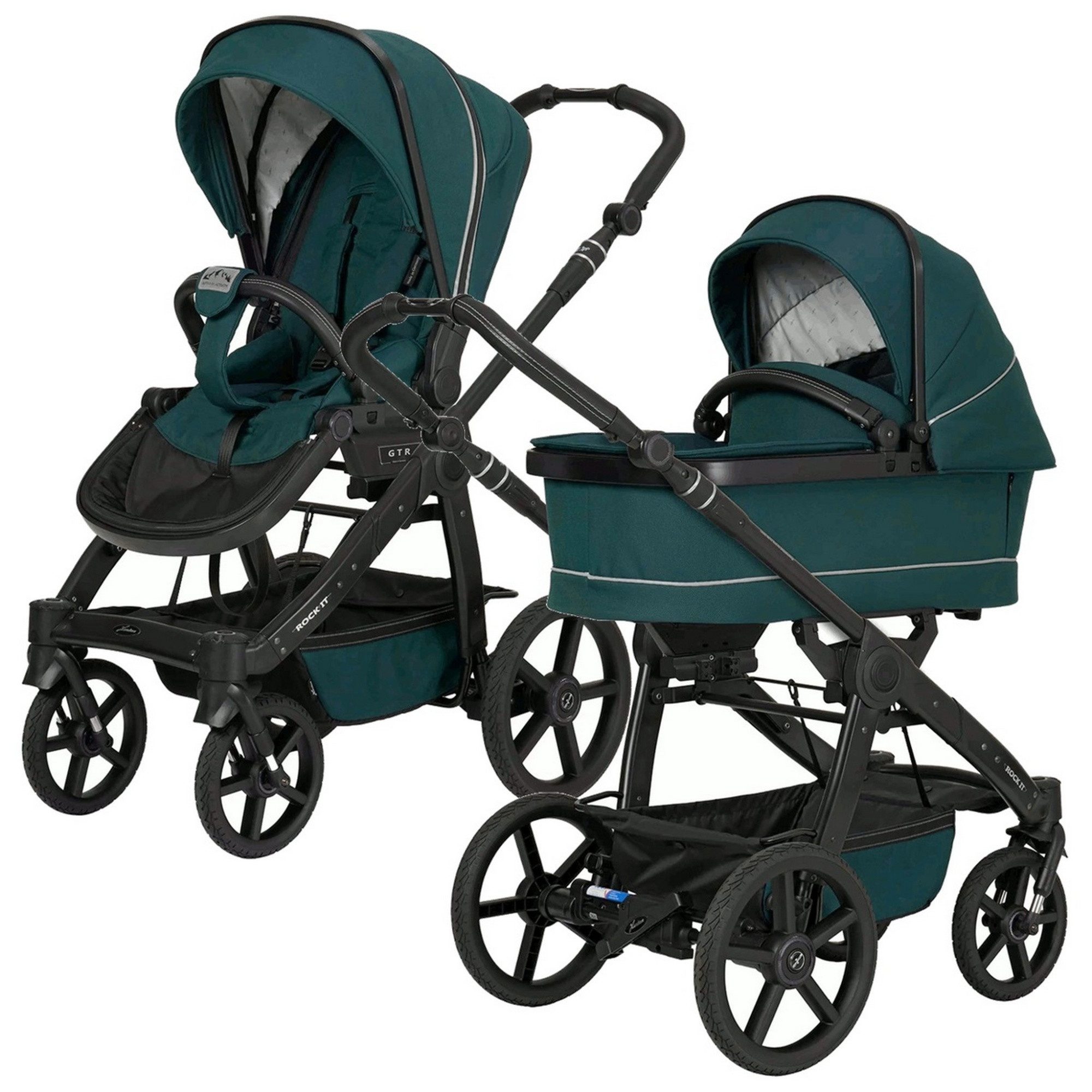 Hartan Kombi-Kinderwagen, Waldwege und Stadt