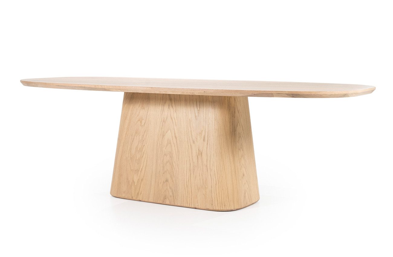 Maison ESTO Esstisch ENOVA oval Eiche natur Esszimmertisch, Tiefe 110 cm