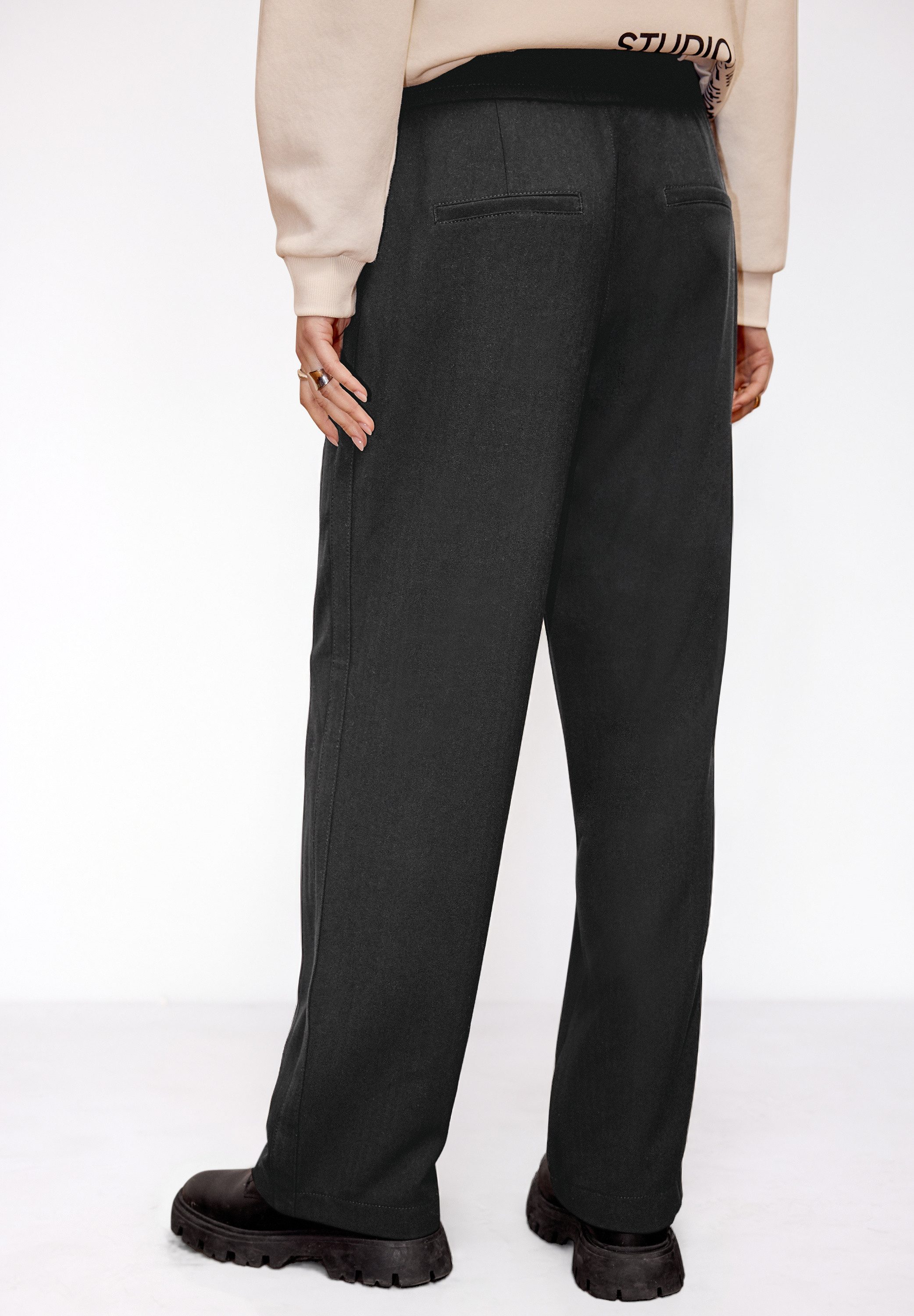 STREET ONE STUDIO Jogger Pants Middle Waist