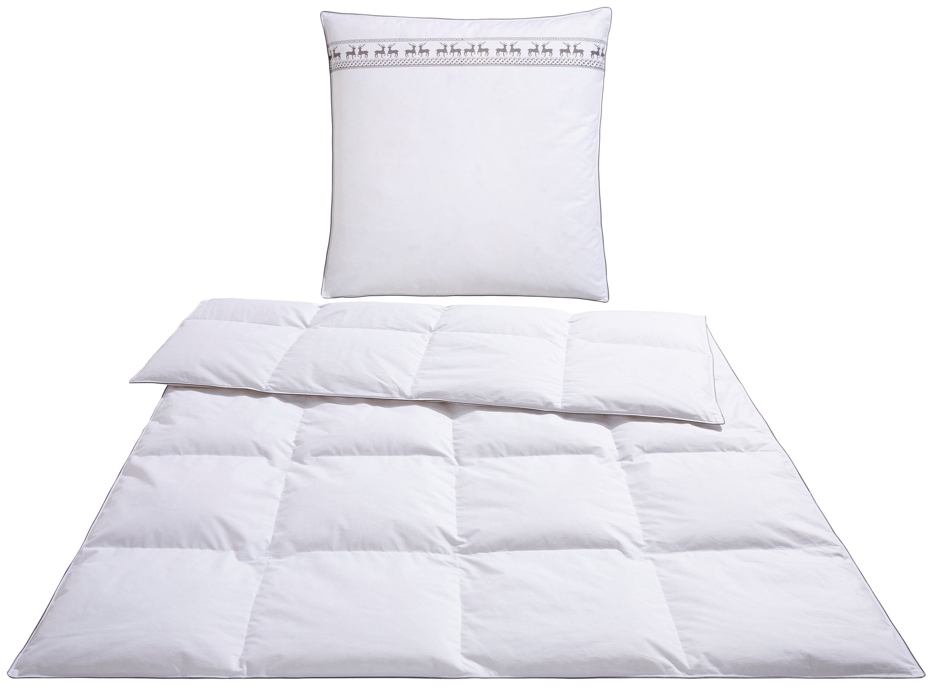 Älgdröm Daunenbettdecke + Kopfkissen Sorsele, Bettdecke 135x200 cm oder 155 günstig online kaufen