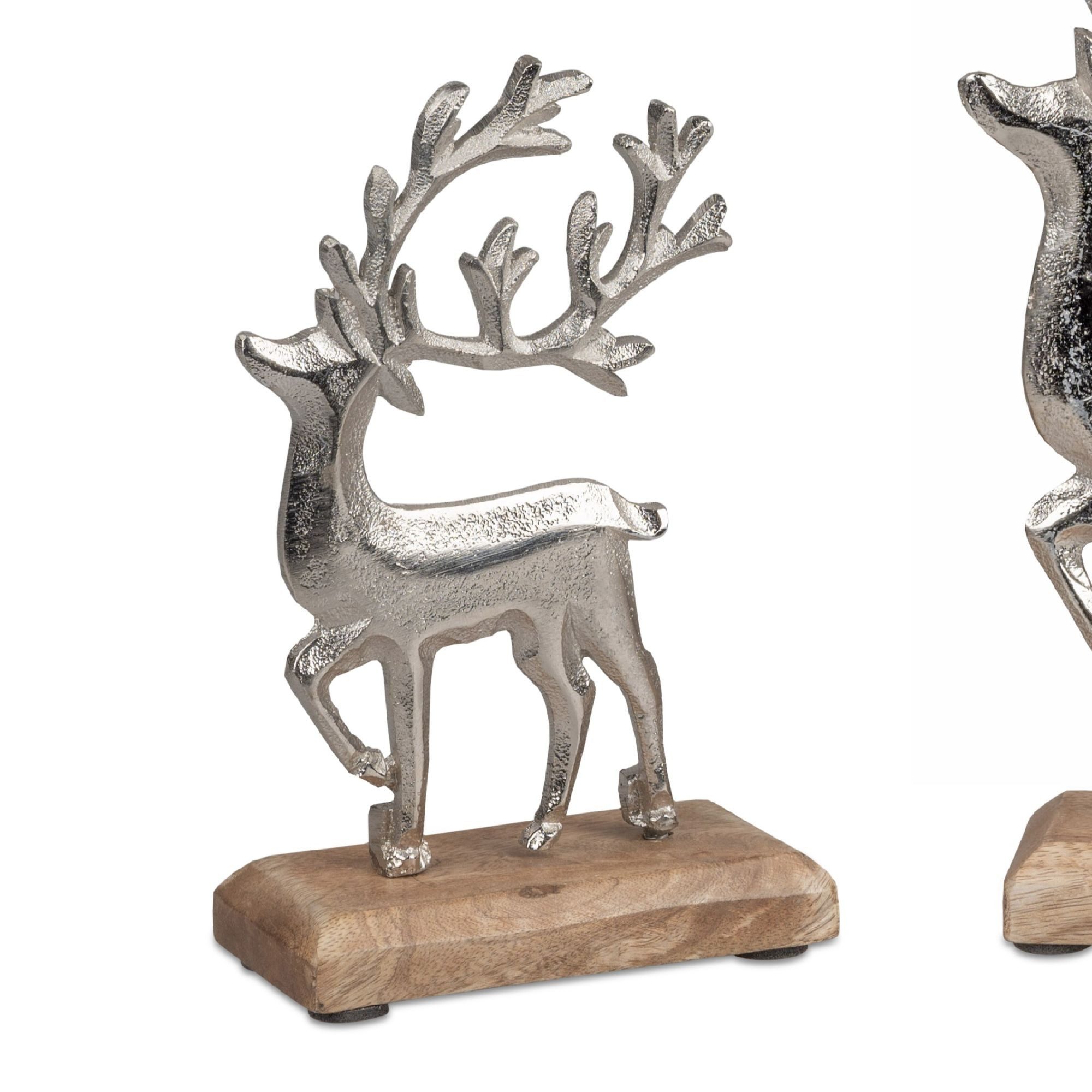 formano Dekofigur Alu Mangoholz, Auf Sockel günstig online kaufen