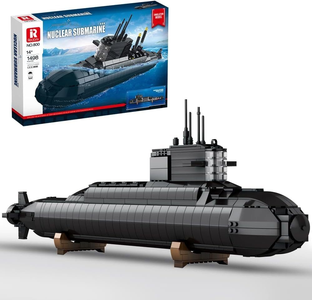 Reobrix Reobrix 800 Atom-U-Boot - Bausteinmodell Konstruktionsspielsteine, (1498 St)