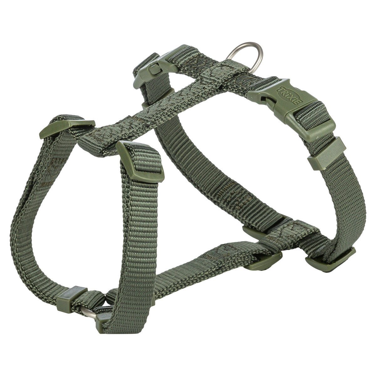 TRIXIE Hunde-Geschirr Premium H-Geschirr olivgrün günstig online kaufen