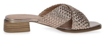 Caprice Pantolette in Metallic-Optik