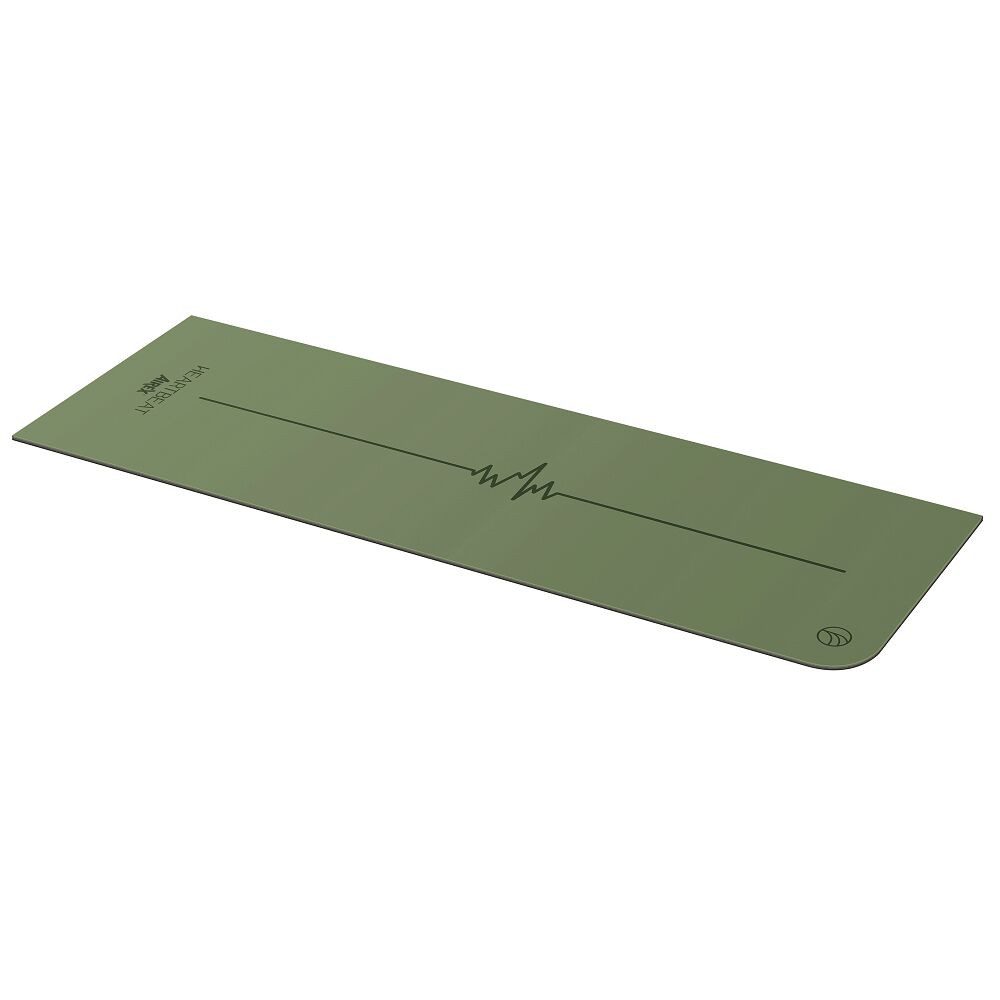 Airex Pilatesmatte Yoga-Matte Heartbeat, Weich, warm und bodenkälteisolierend