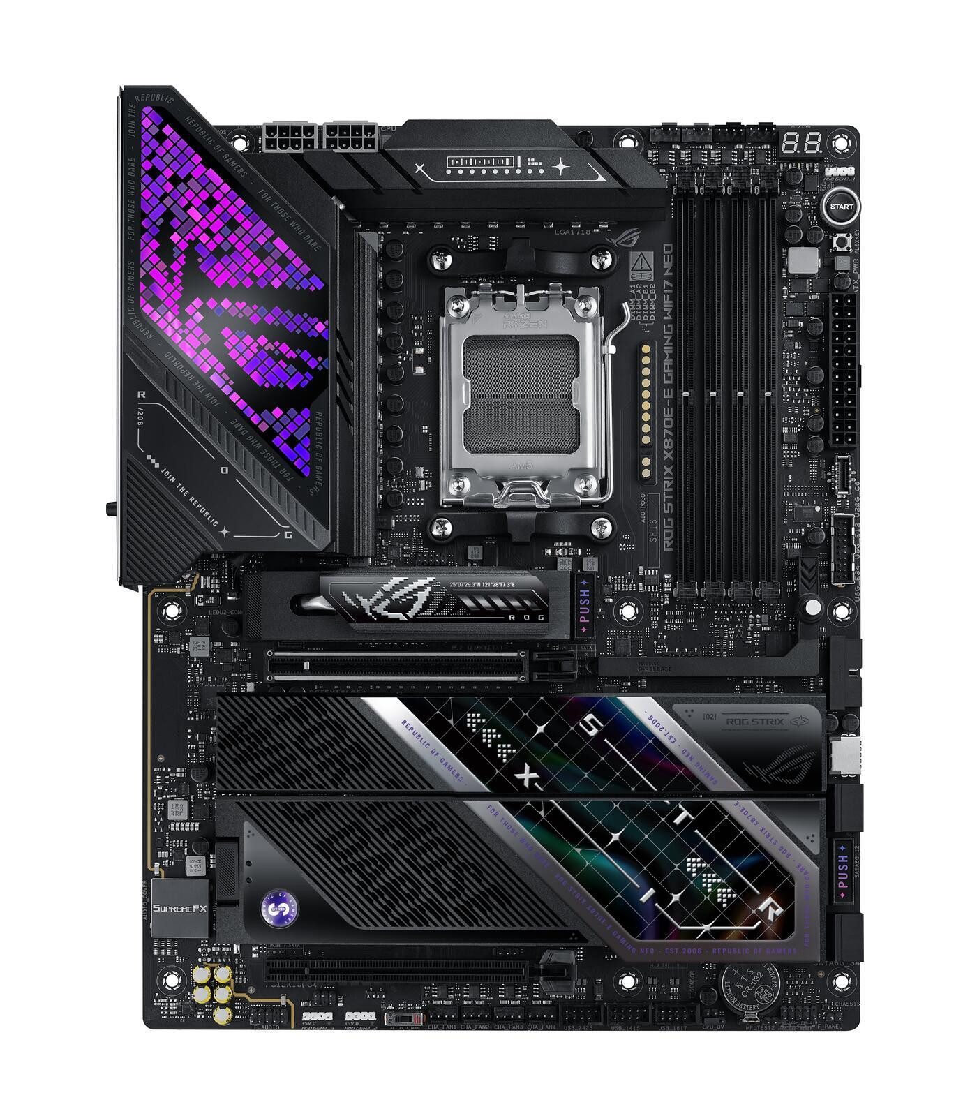 Asus ASUS ROG Strix X870E-E Gaming WiFi7 Neo AMD ATX Ma Mainboard – Bild 2 von 5