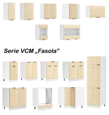 VCM Unterschrank Spülunterschrank Breite 80 cm Spülenschrank Fasola