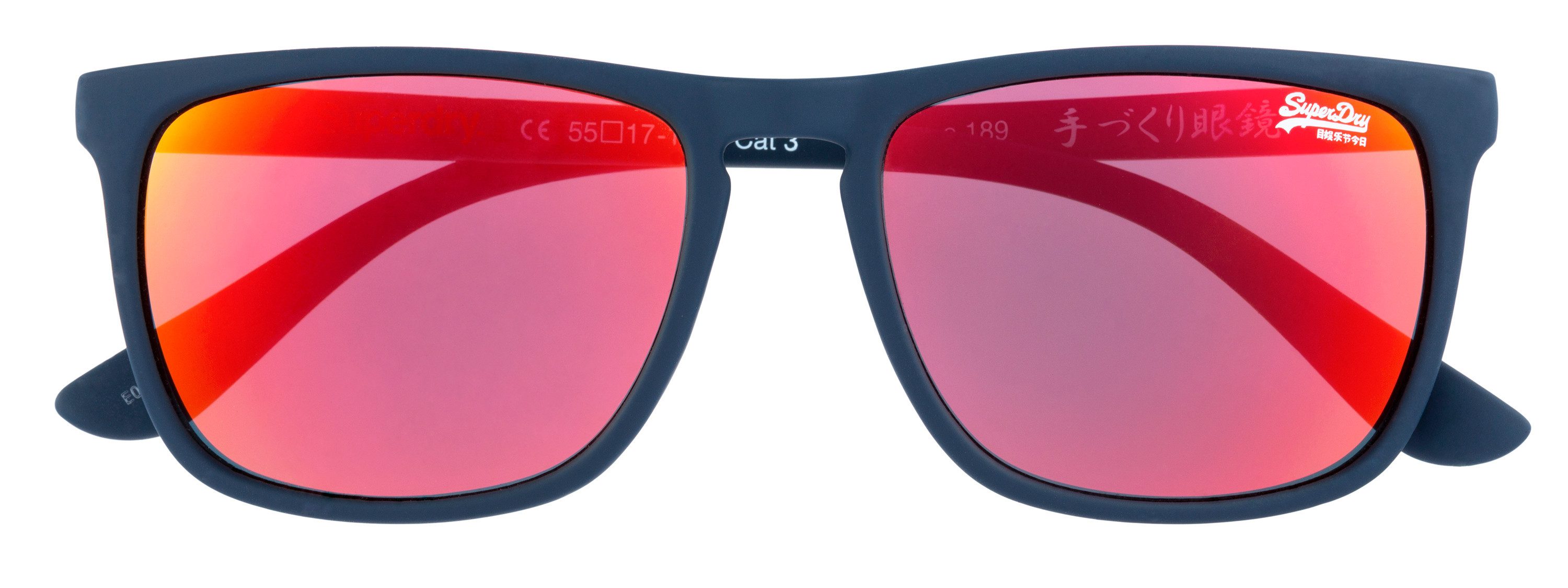 Superdry Sonnenbrille Modell 996059 Form Karree/Eckig, Logoschriftzug auf Bügel, Injectionfassung