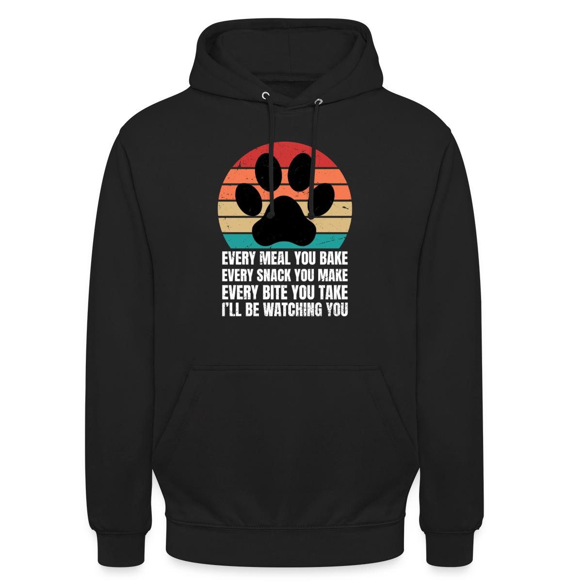 Hoodie I’ll Be Watching You, Hundepfote Unisex Hoodie