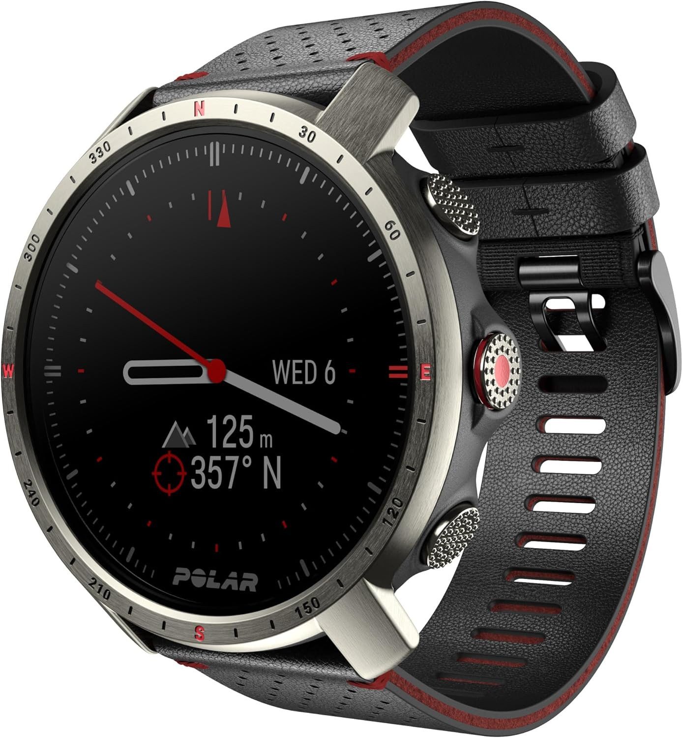 Polar Smartwatch (3 cm, android ios), GPS Sport Smartwatch mit 40 Std Trainingszeit und Pulsmessung