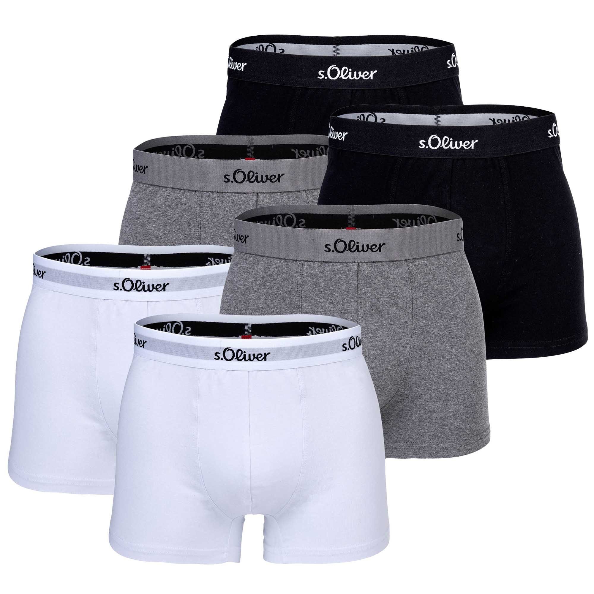 Boxer Herren Boxershort 6er Pack Baumwolle