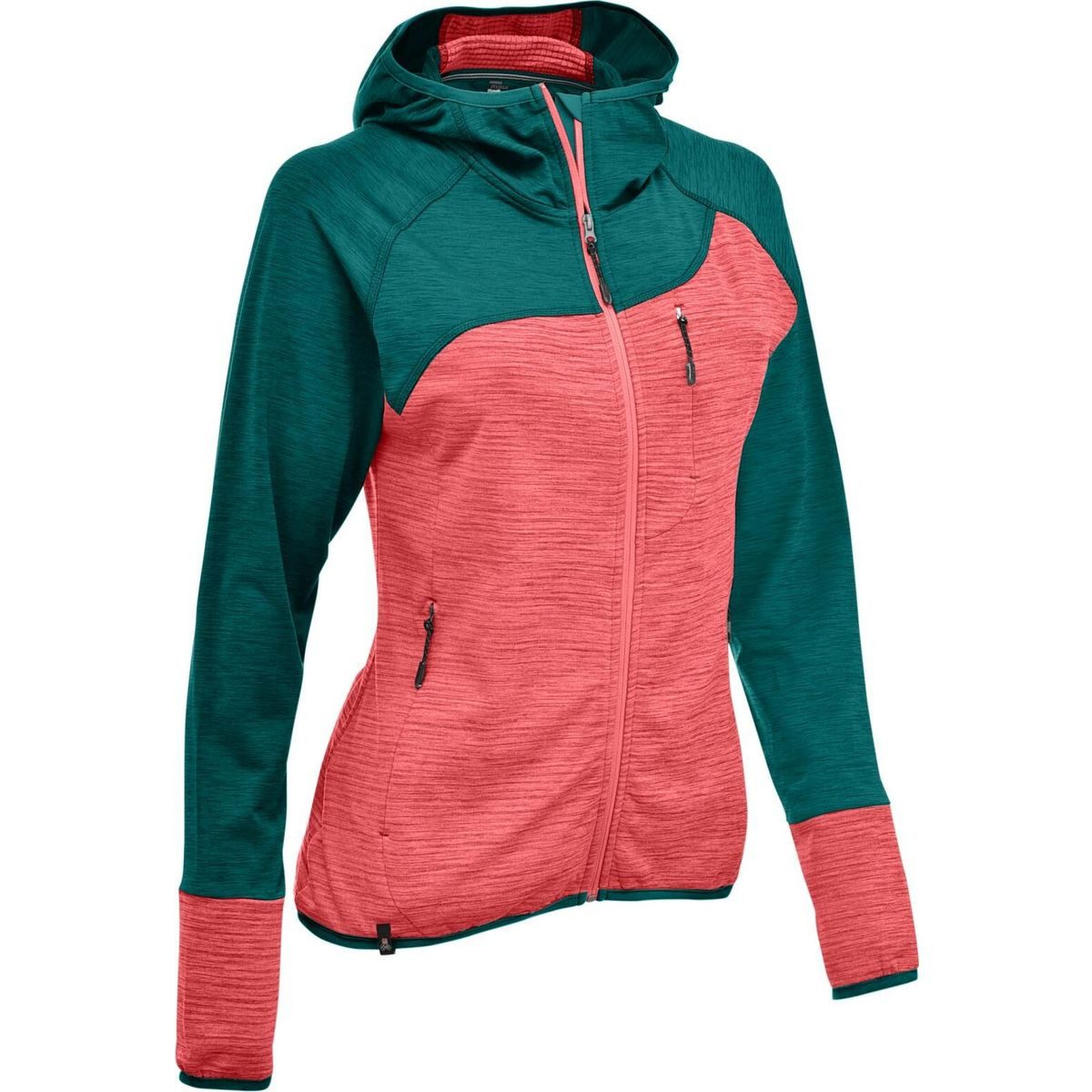 Maul Sport® Fleecejacke Riedlerspitz II - Megastr.Fleeceja m. Kap. Sportliche Damen-Fleecejacke mit Kapuze, schnelltrocknend