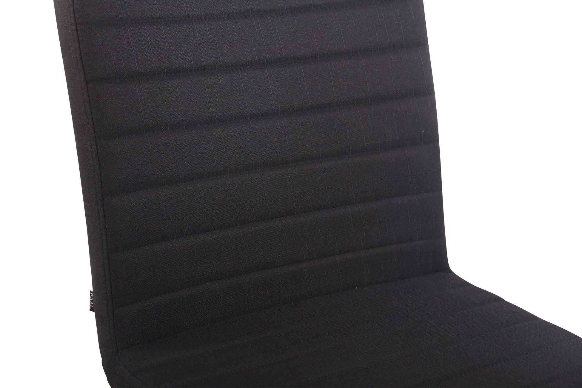 Elvas CLP Esszimmerstuhl und höhenverstellbar drehbar Stoff, schwarz