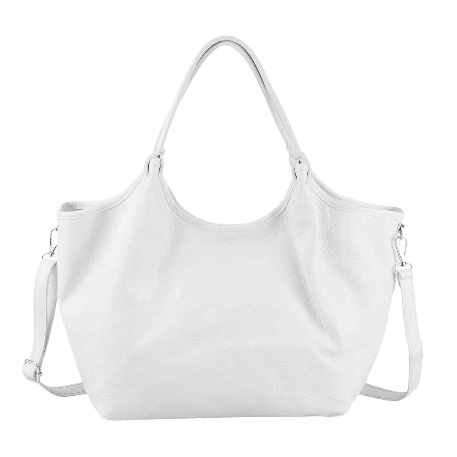 Shopper Made in Italy Damen Leder Tasche Tote Bag Business Handtasche Freizeit