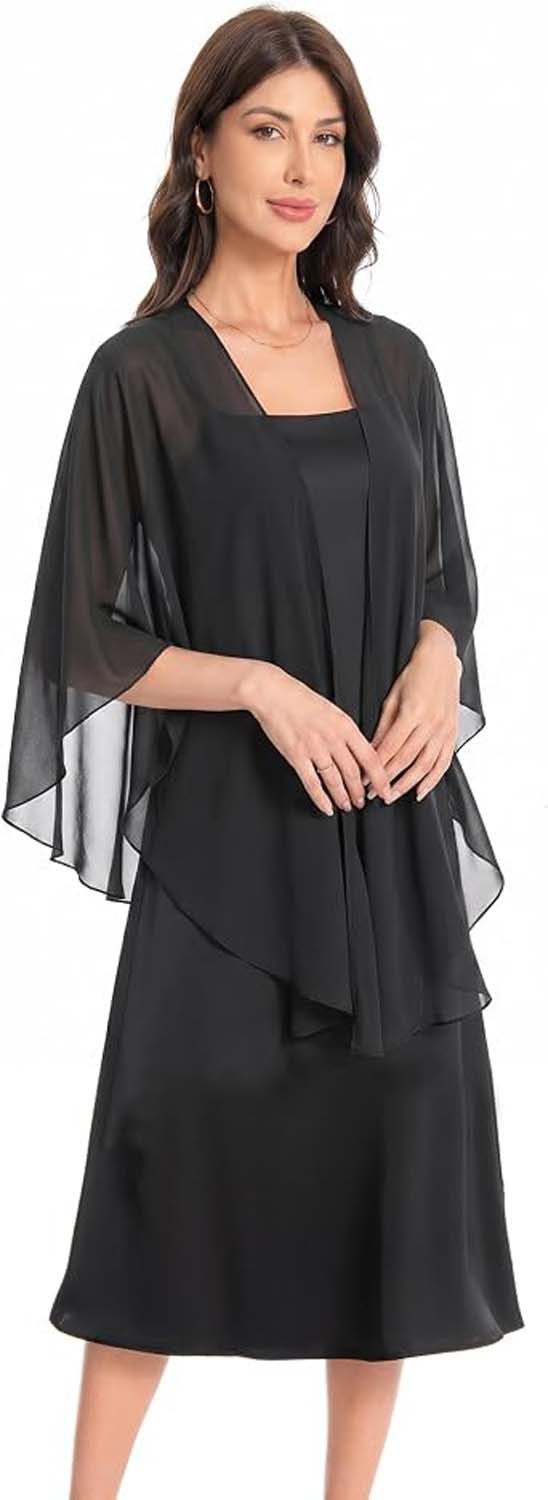 Oemmn Modeschal Damen Chiffon Schal Stola Elegante Bolero Leichter Sommerjacke