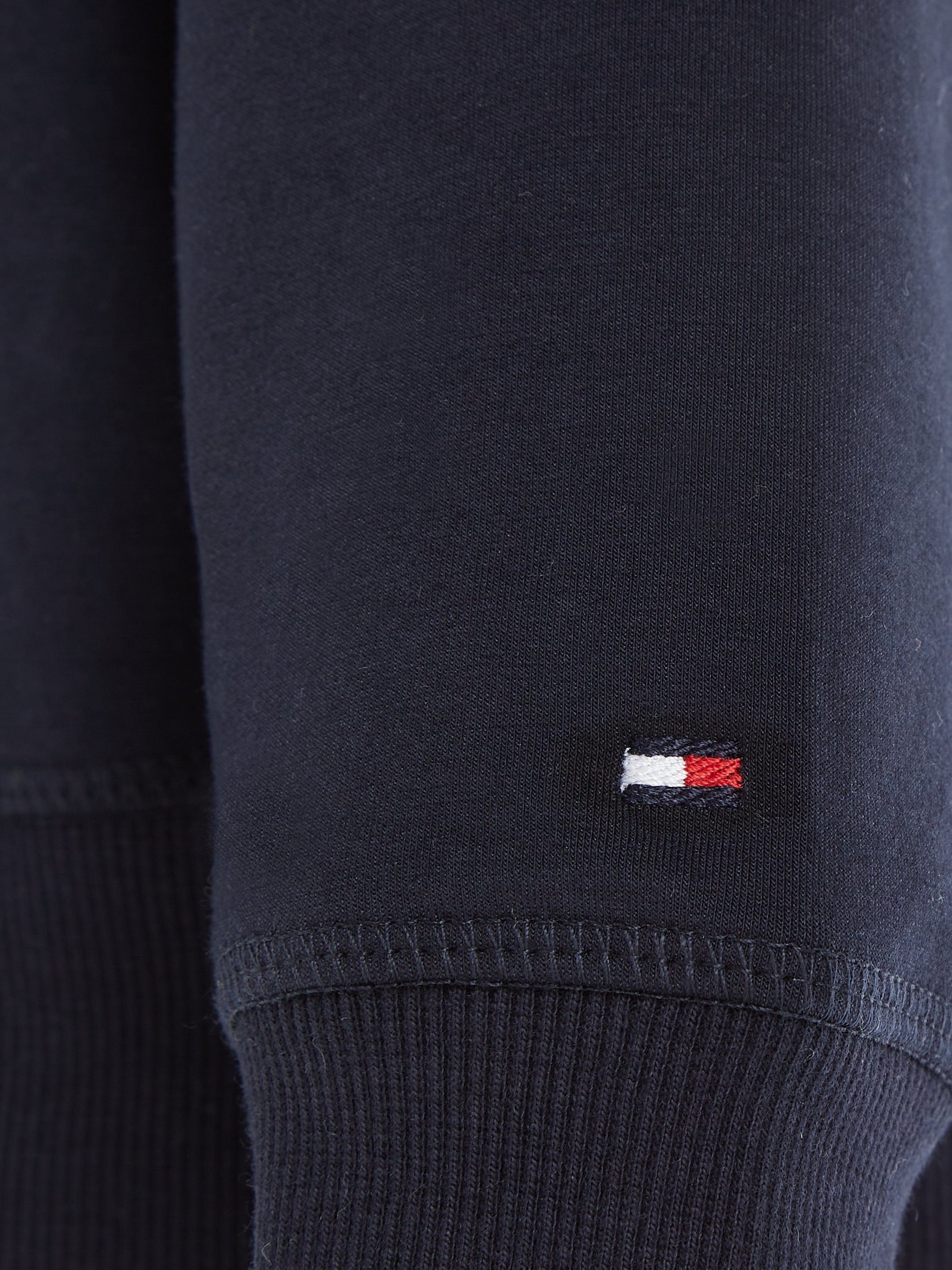 Tommy Hilfiger Sweatshirt mit im Logo-Schriftzug BOLD MONOTYPE SWEATSHIRT Hilfiger Karodessin markantem