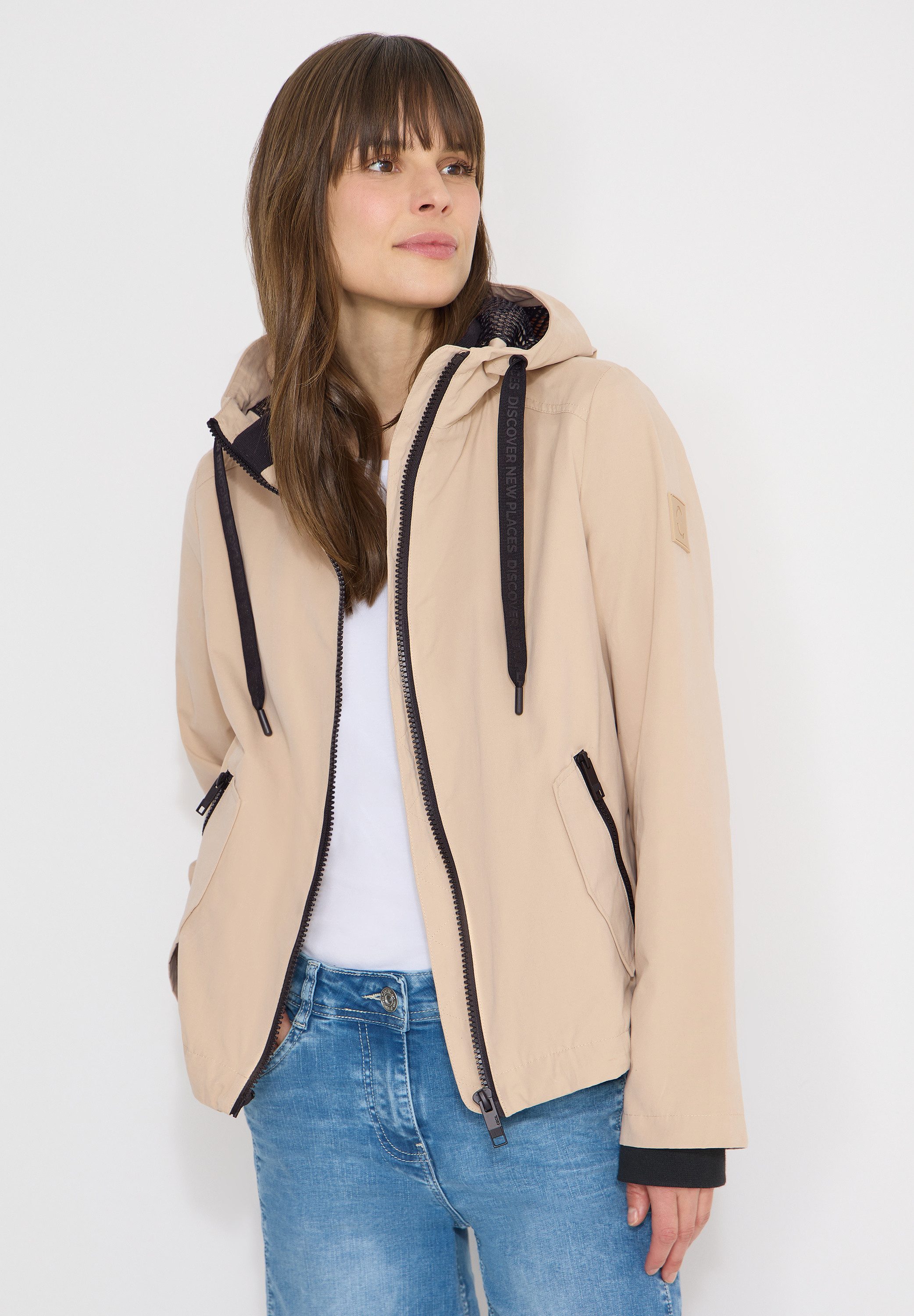 CECIL Kurzjacke im Hoodie-Style