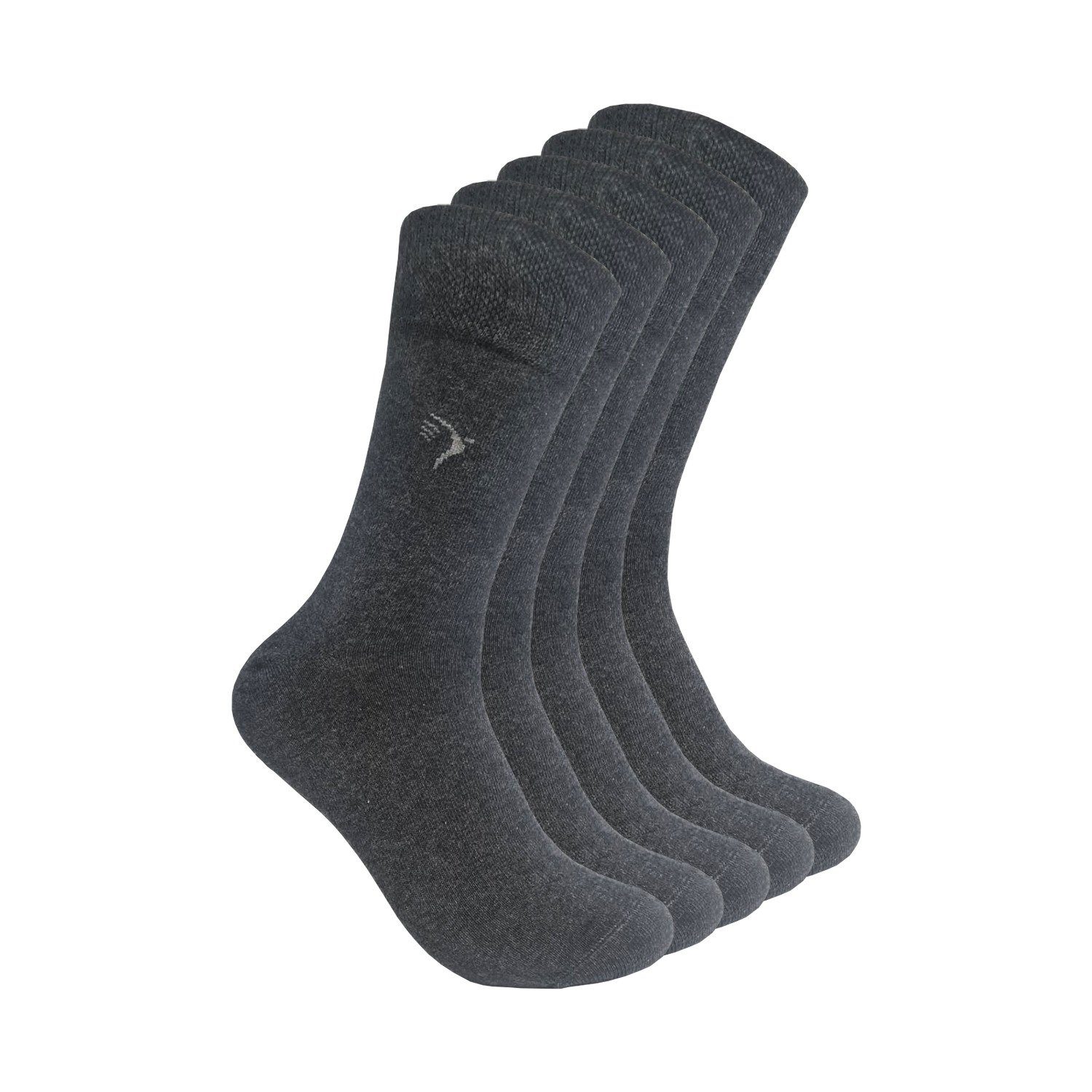 Diabetikersocken Diabetikersocken antibakteriell mit Silber – 5 Paar ohne Gummibund