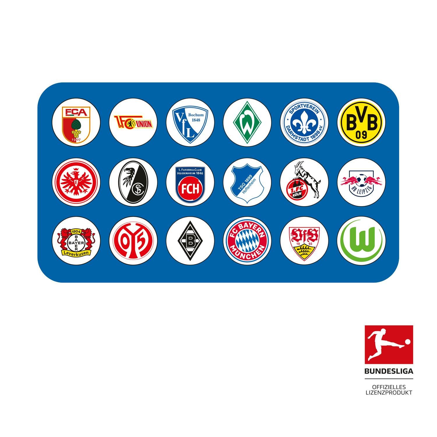 Schulranzen Scout Clublogos 2024/2025 18 teilig Bundesliga