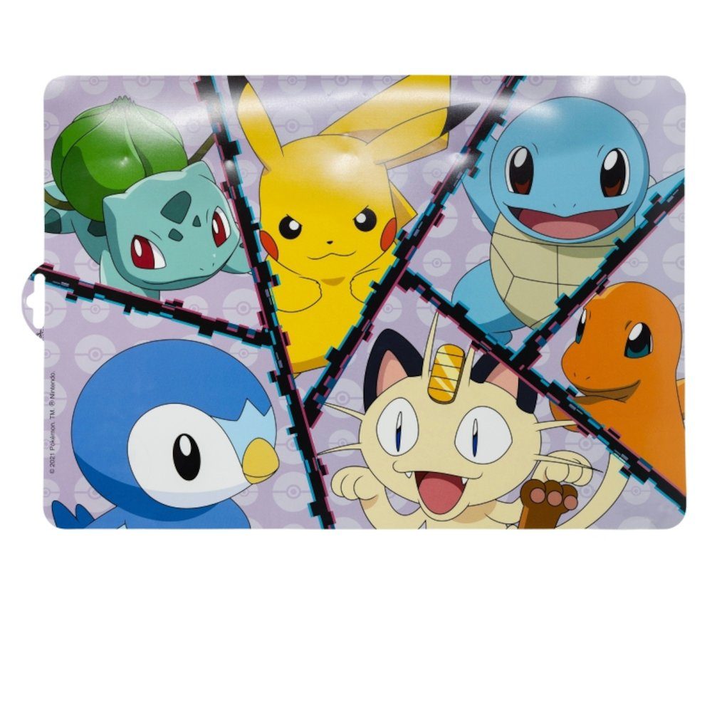 Tinisu Tischdecke Pokemon Kinder Platzdeckchen Tischunterlage 43cm x 28cm