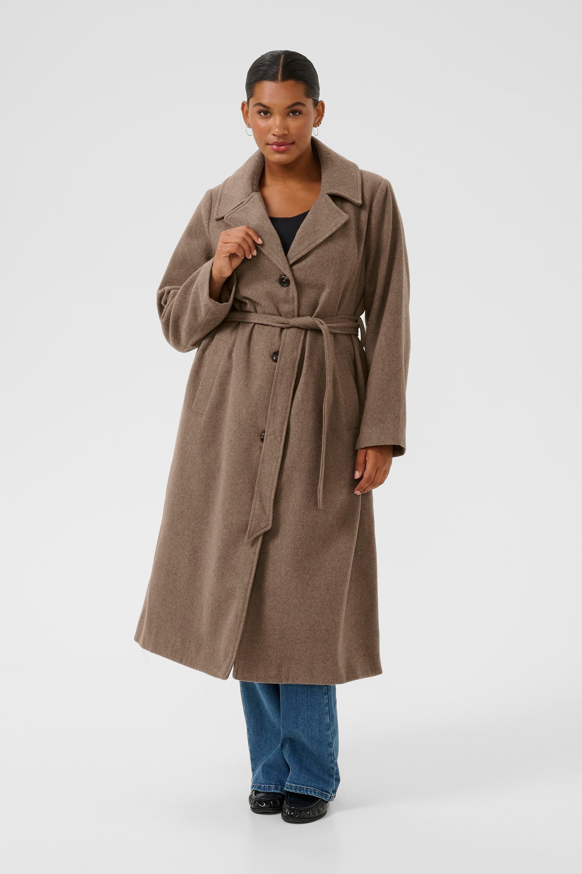 KAFFE Curve Wintermantel Jacke KCnanny Große Größen