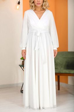 Modabout Abendkleid Langes Maxikleid Hochzeitskleid Für Damen- NELB1000D9534EKR (1-tlg)