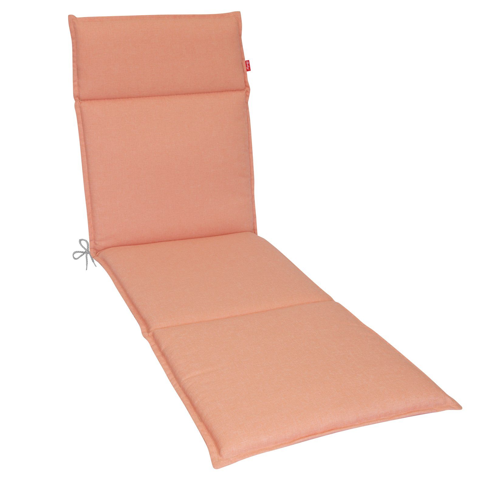Herlag Liegenauflage Bea, Liegepolster Gartenliege 190x60x4,5cm Wasserabweisend Korall