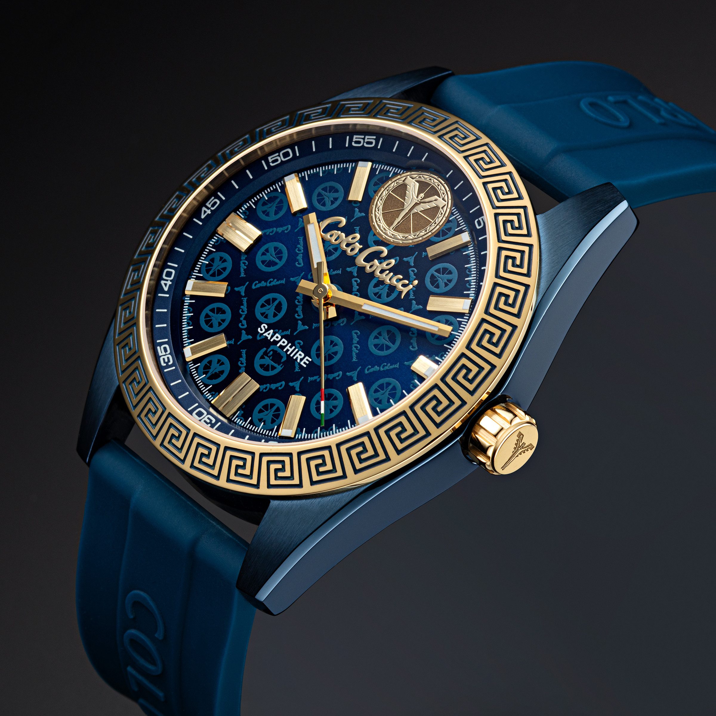 CARLO COLUCCI Quarzuhr Herrenuhr Herrenuhr 100% Edelstahl 42 Quarz Herren