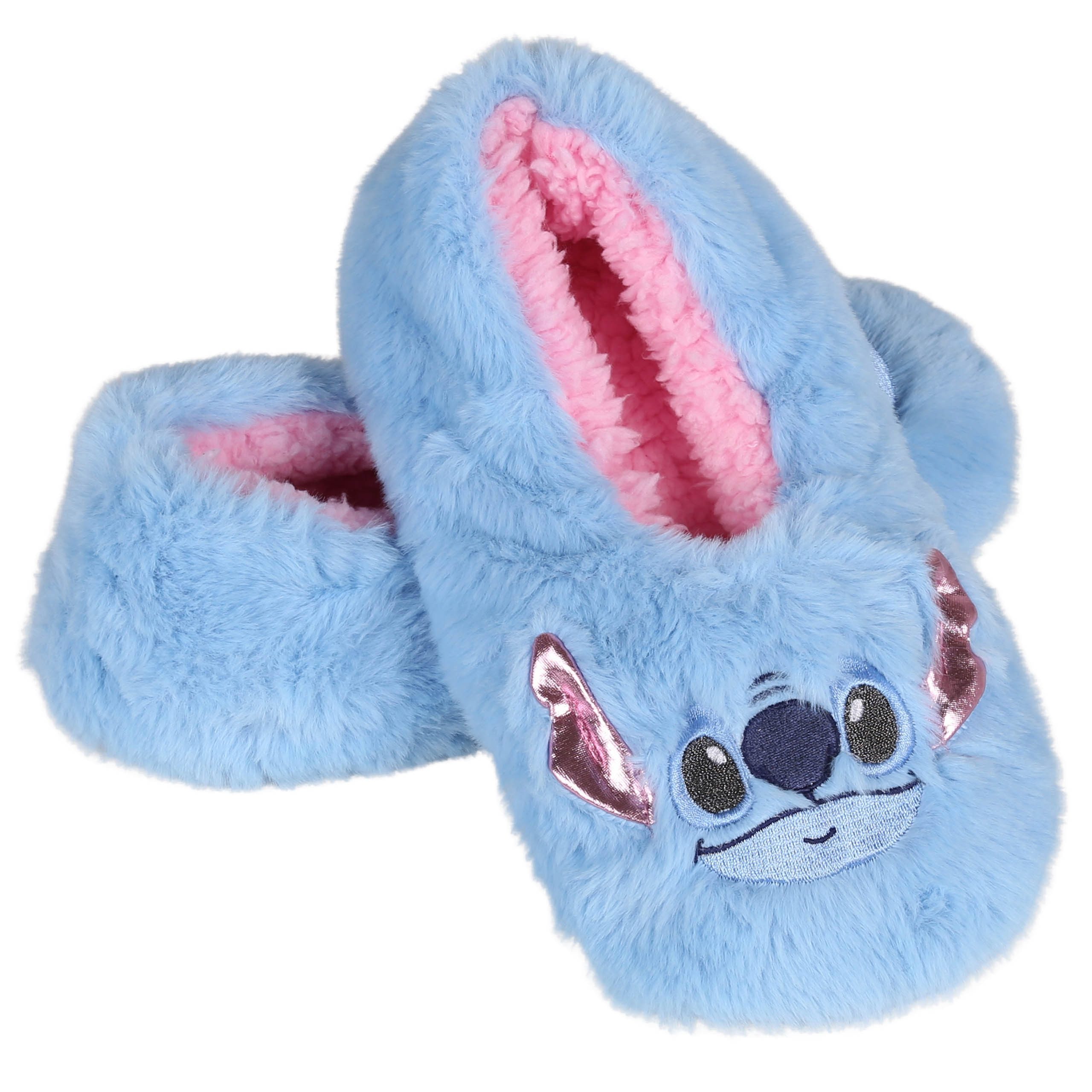 Disney DISNEY Stitch Mädchen Hausschuhe, warm, rutschfest, Hineinschlüpfen Plüsch Hausschuhe