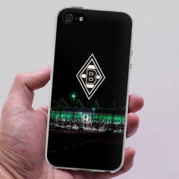 DeinDesign Handyhülle Borussia Mönchengladbach Offizielles Lizenzprodukt Stadion, Apple iPhone 5 Silikon Hülle Bumper Case Handy Schutzhülle