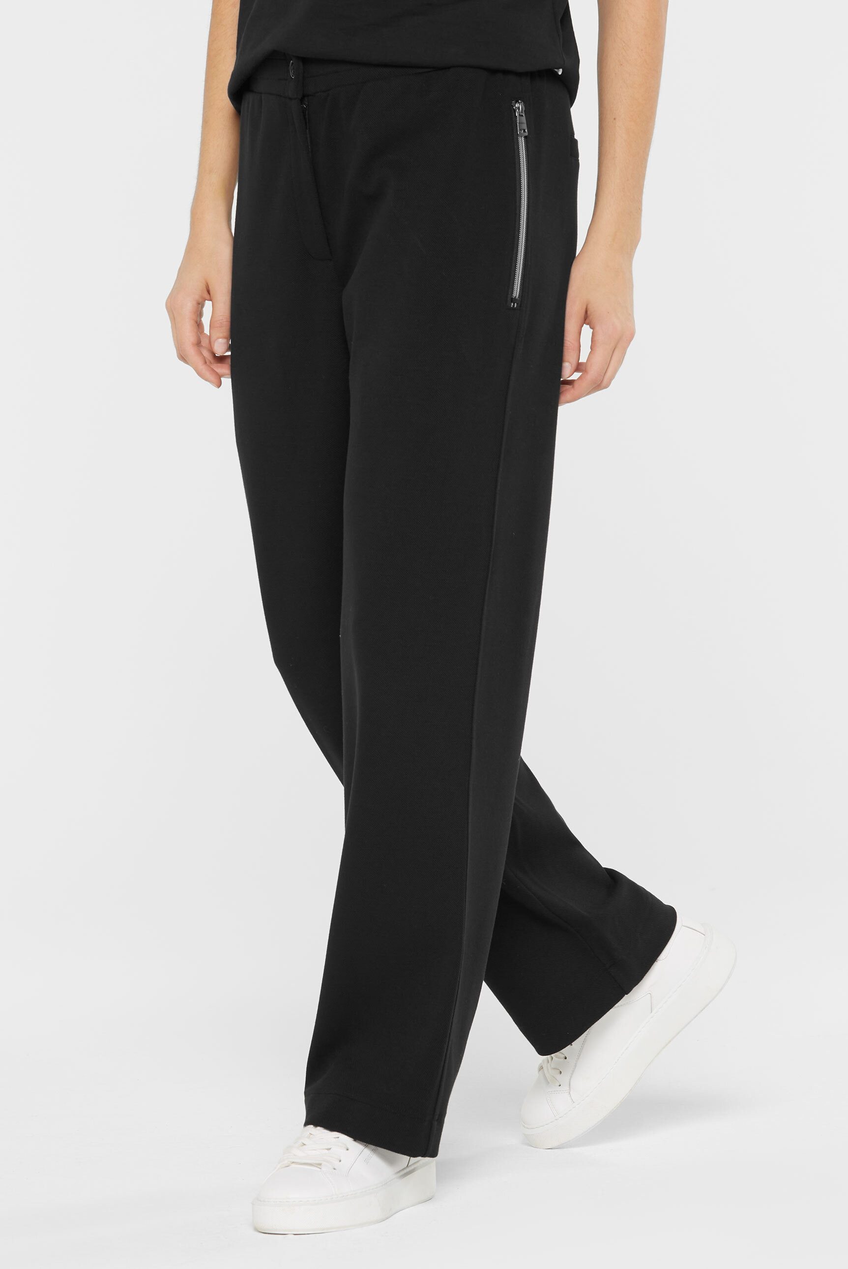 SENSES.THE LABEL Bundfaltenhose mit Elastikbund