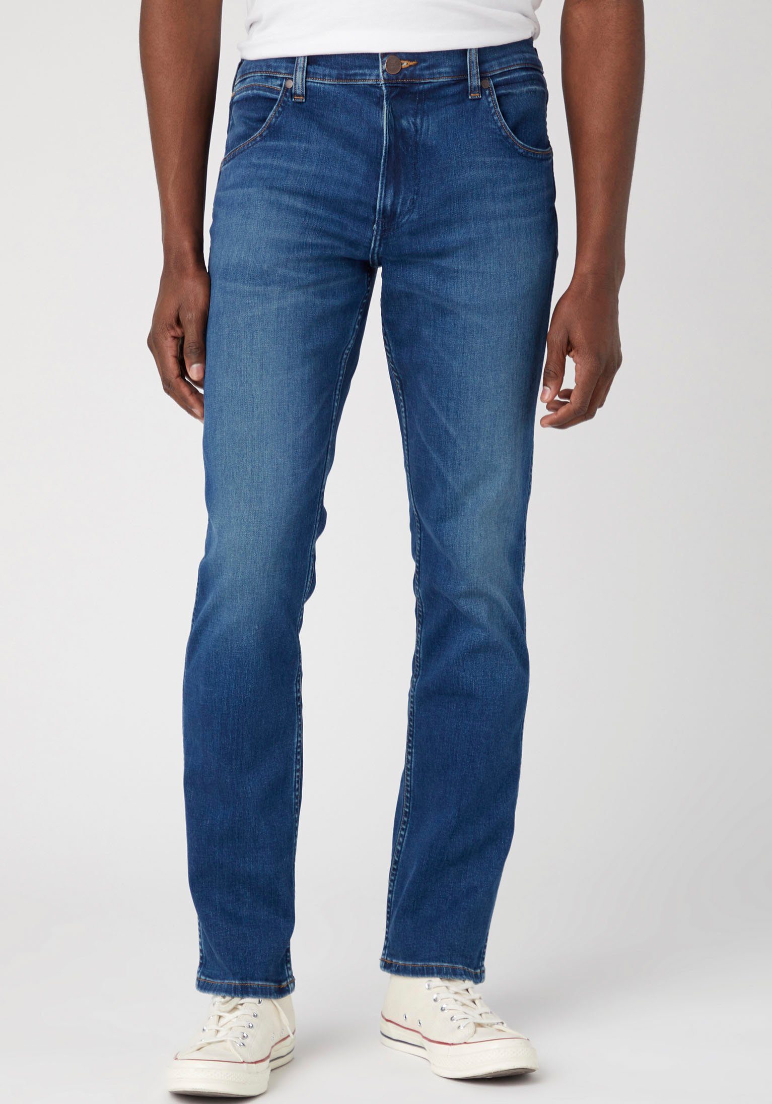 Wrangler Stretch-Jeans Greensboro Straight Straight Regular verve Regular