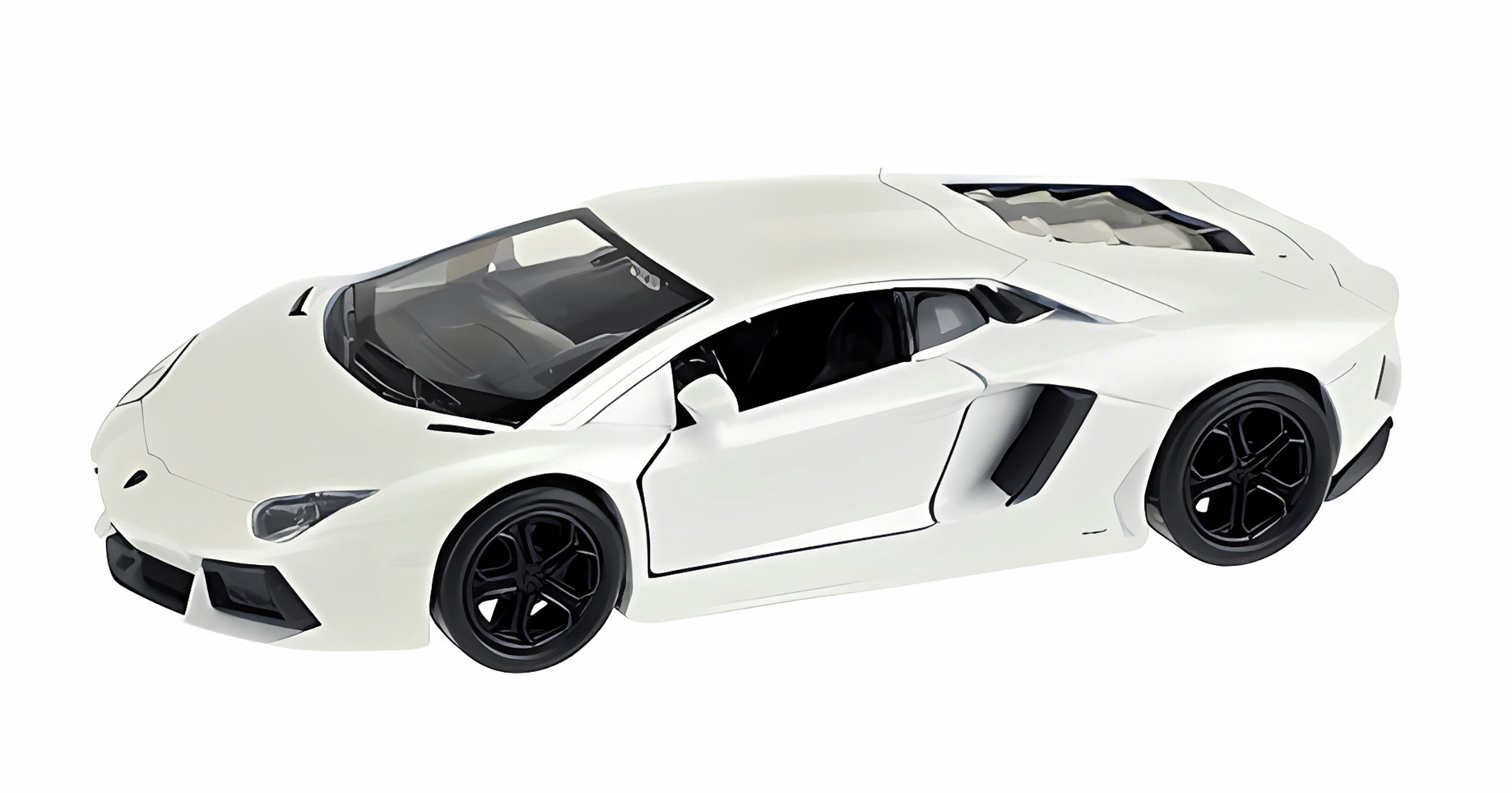 Welly Modellauto LAMBORGHINI Aventador LP700 Modellauto Modell Auto Metall 52 (Weiss), Spielzeugauto Kinder Geschenk
