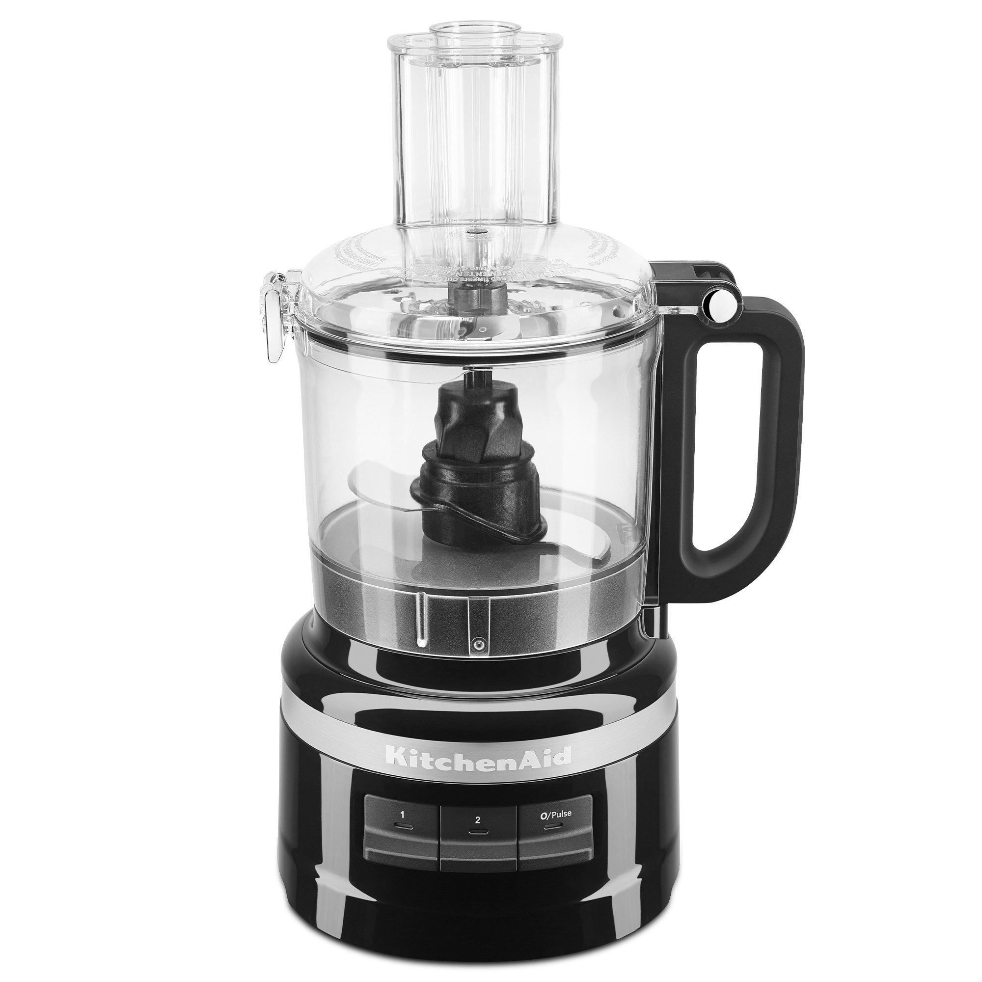 KitchenAid Küchenmaschine 5KFP0719EOB, 250 W, 1,7 l Schüssel, 1,7-l-Food Processor, 2-in-1-Einfüllstutzen, LED-Bedienelemente