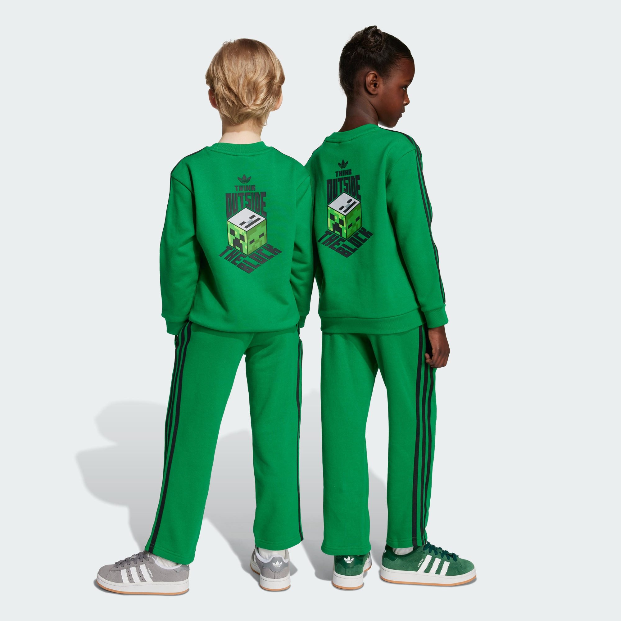 adidas Originals Hausanzug ADIDAS ORIGINALS X MINECRAFT CREW SET FÜR KINDER (1 tlg)