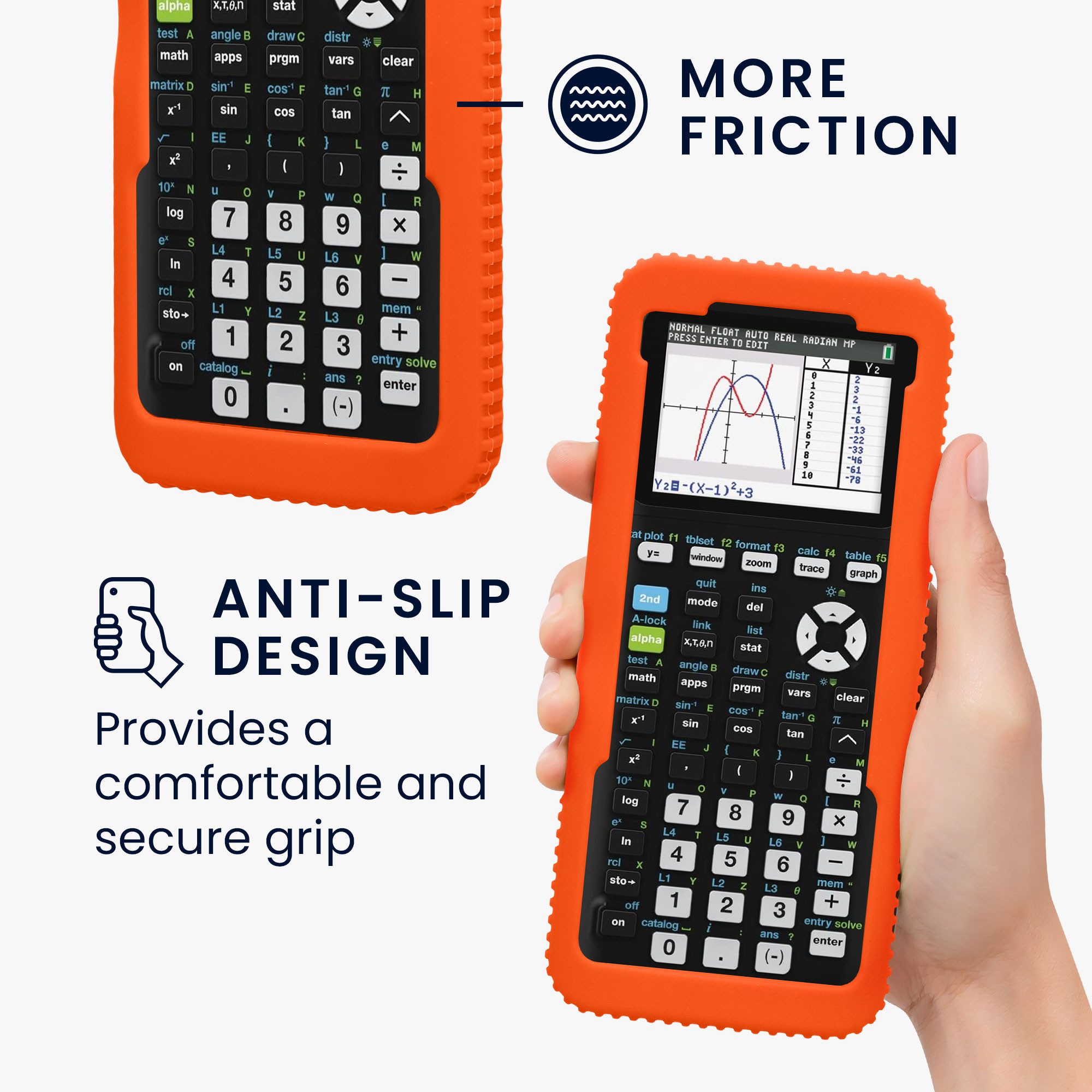 kwmobile Taschenrechner Hülle Grafikrechner für Texas Instruments TI-84 Plus CE, Silikon Schutzhülle für Grafik Taschenrechner - Calculator Cover