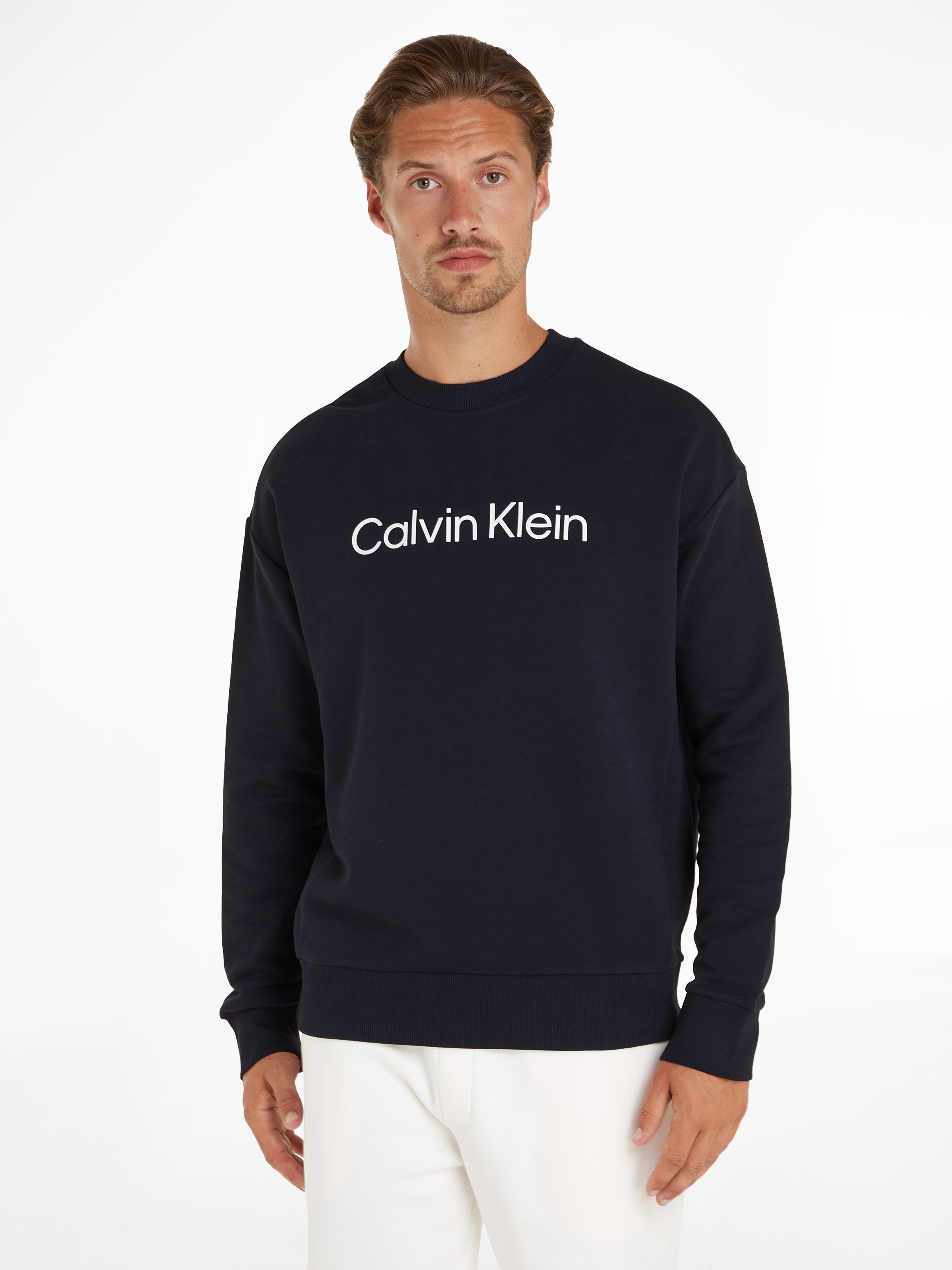 Calvin Klein Sweatshirt HERO LOGO COMFORT SWEATSHIRT mit Markenlabel Night Sky