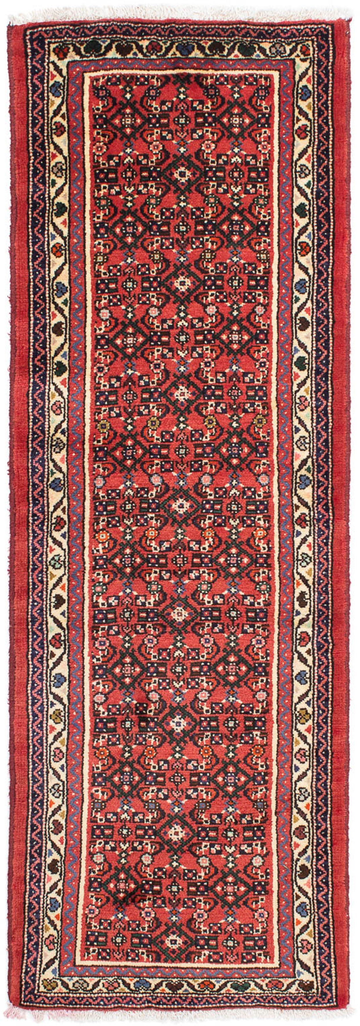 Orientteppich Perser rot, - Wohnzimmer, - mit 68 Nomadic 10 x mm, Einzelstück cm Höhe: Zertifikat morgenland, Handgeknüpft, rechteckig, 197 