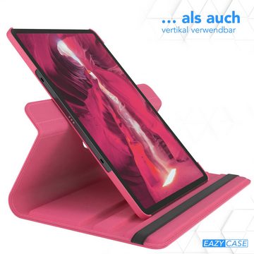 EAZY CASE Tablet-Hülle Rotation Case für Samsung Galaxy Tab S8 Plus / S7+ 12,4 Zoll, Klapphülle zum Aufstellen Rundum Hülle Book Tablet Slim Klappcase Pink